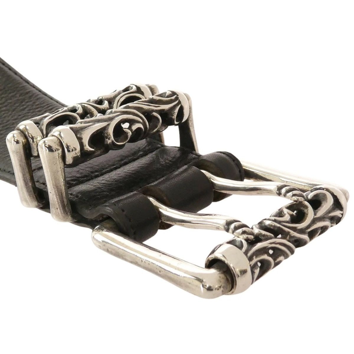 Chrome Hearts Chrome Hearts 3pc roller leather belt Size ONE SIZE - 4 Thumbnail