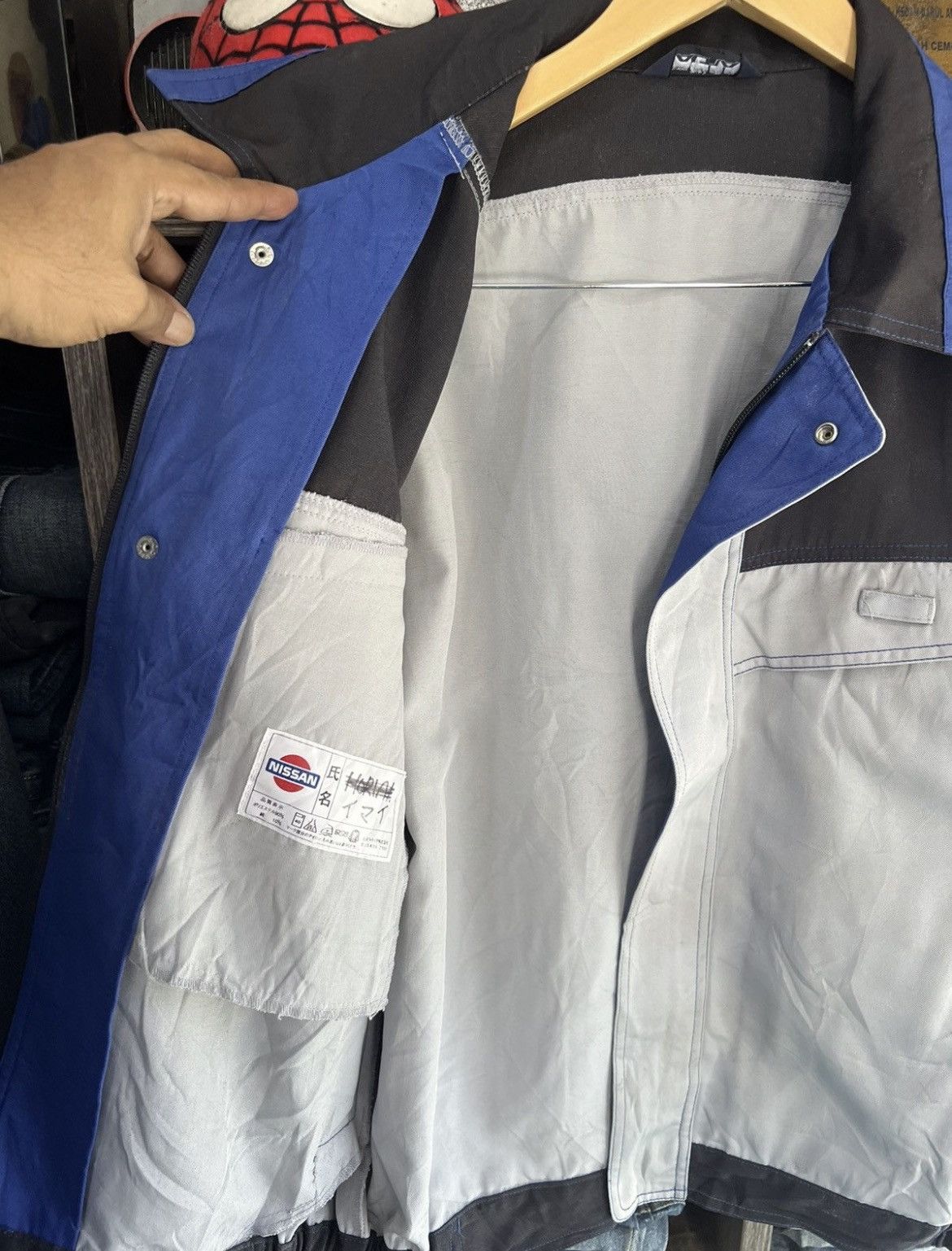 Nissan 🔥Vintage Nissan Uniform Work Jacket Size US L / EU 52-54 / 3 - 12 Thumbnail