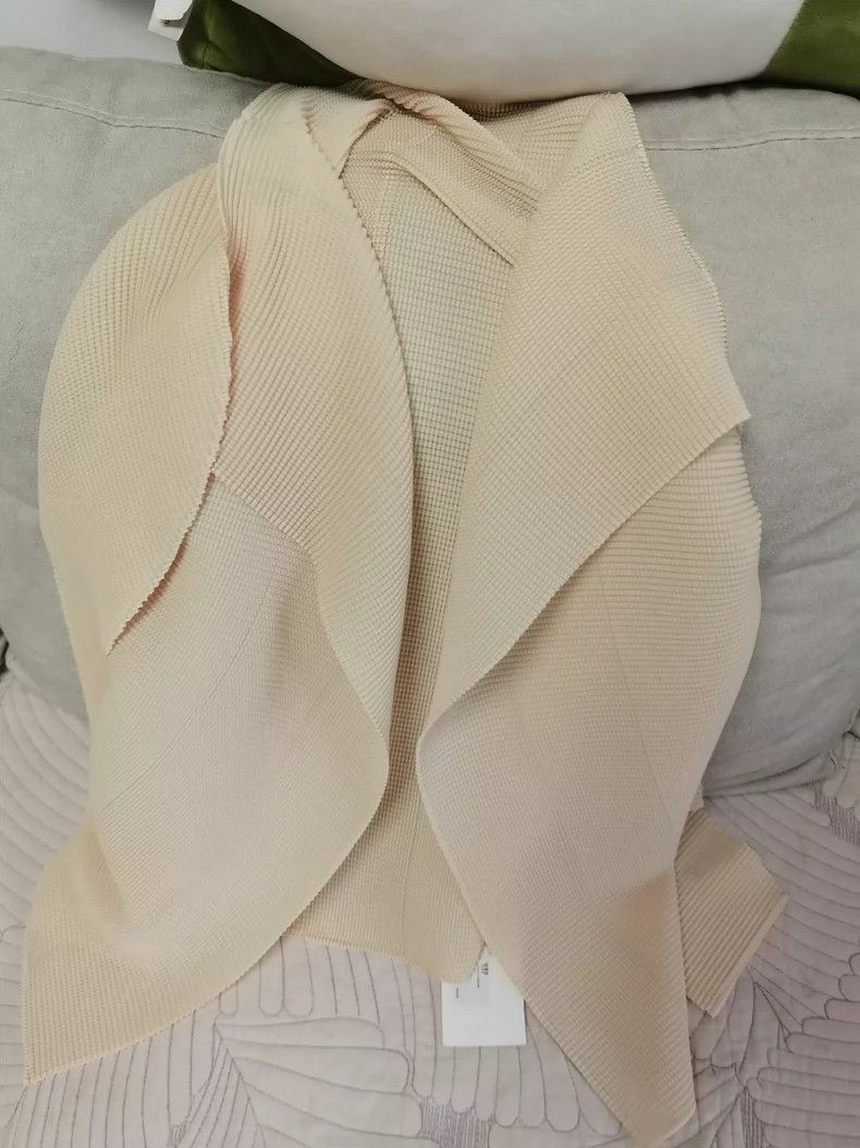 Issey Miyake issey miyake size:3 Yellow pleated stand-up collar cardiga Size XXS / US 00 / IT 34 - 5 Thumbnail