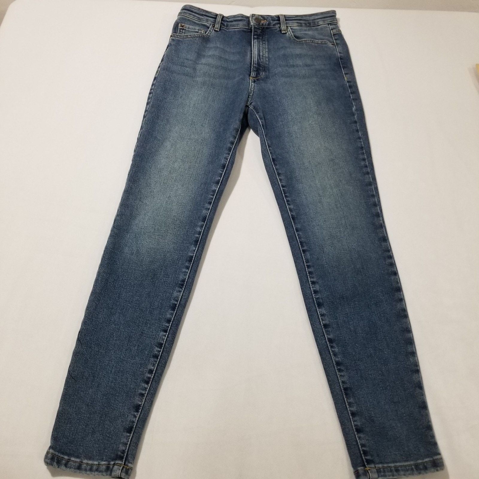Massimo Dutti Massimo Dutti Denim Jeans Womens 8 EU 40 High Waist Slim Size 29" - 9 Thumbnail