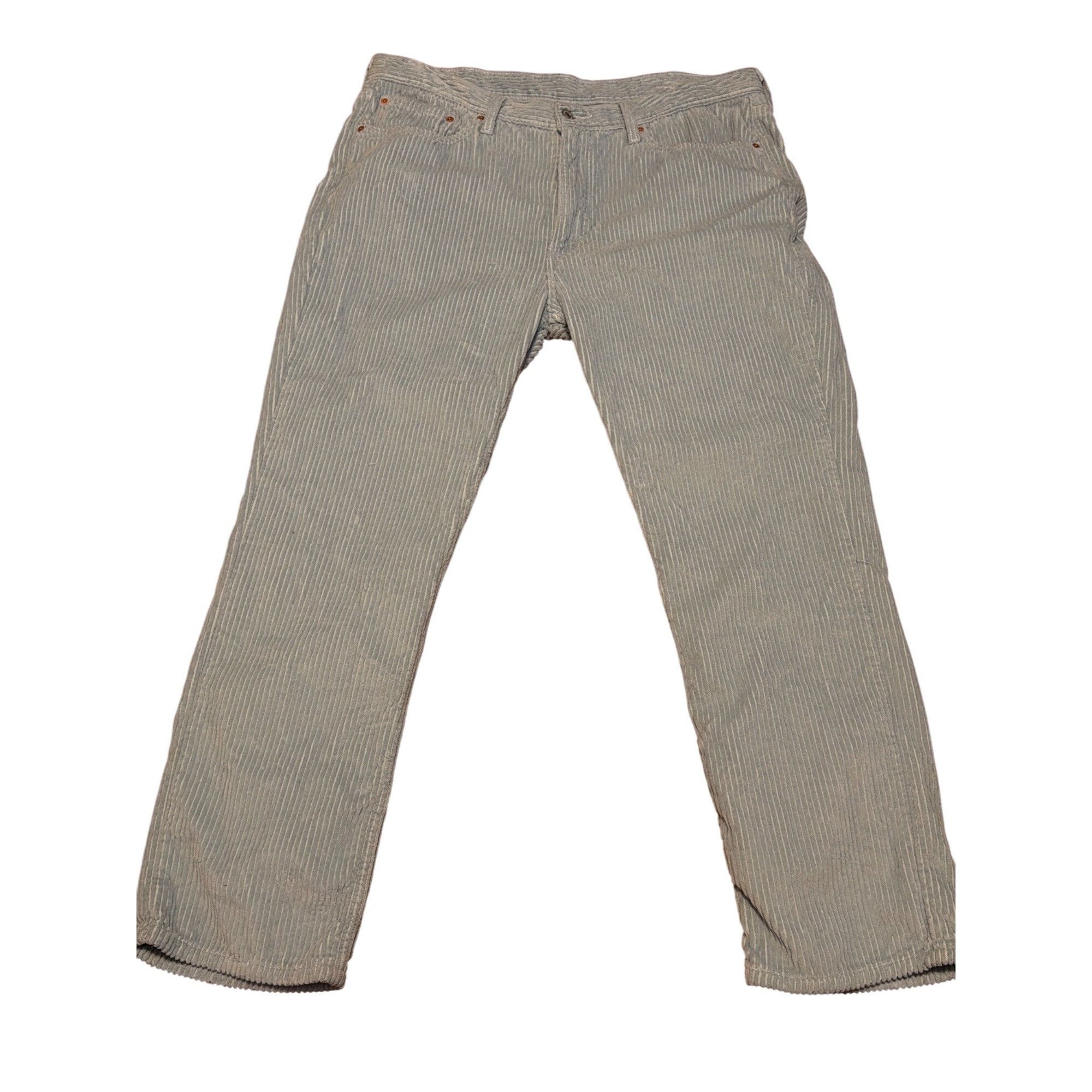 Levi's Levis 514 Corduroy Pants Straight Leg Light Baby Blue Size 3 Size US 38 / EU 54 - 1 Thumbnail