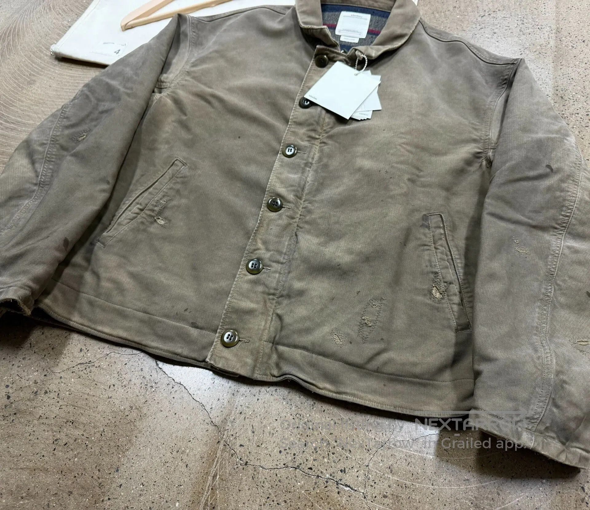Visvim Visvim Purser Deck Jacket in Olive. Size US XL / EU 56 / 4 - 5 Thumbnail