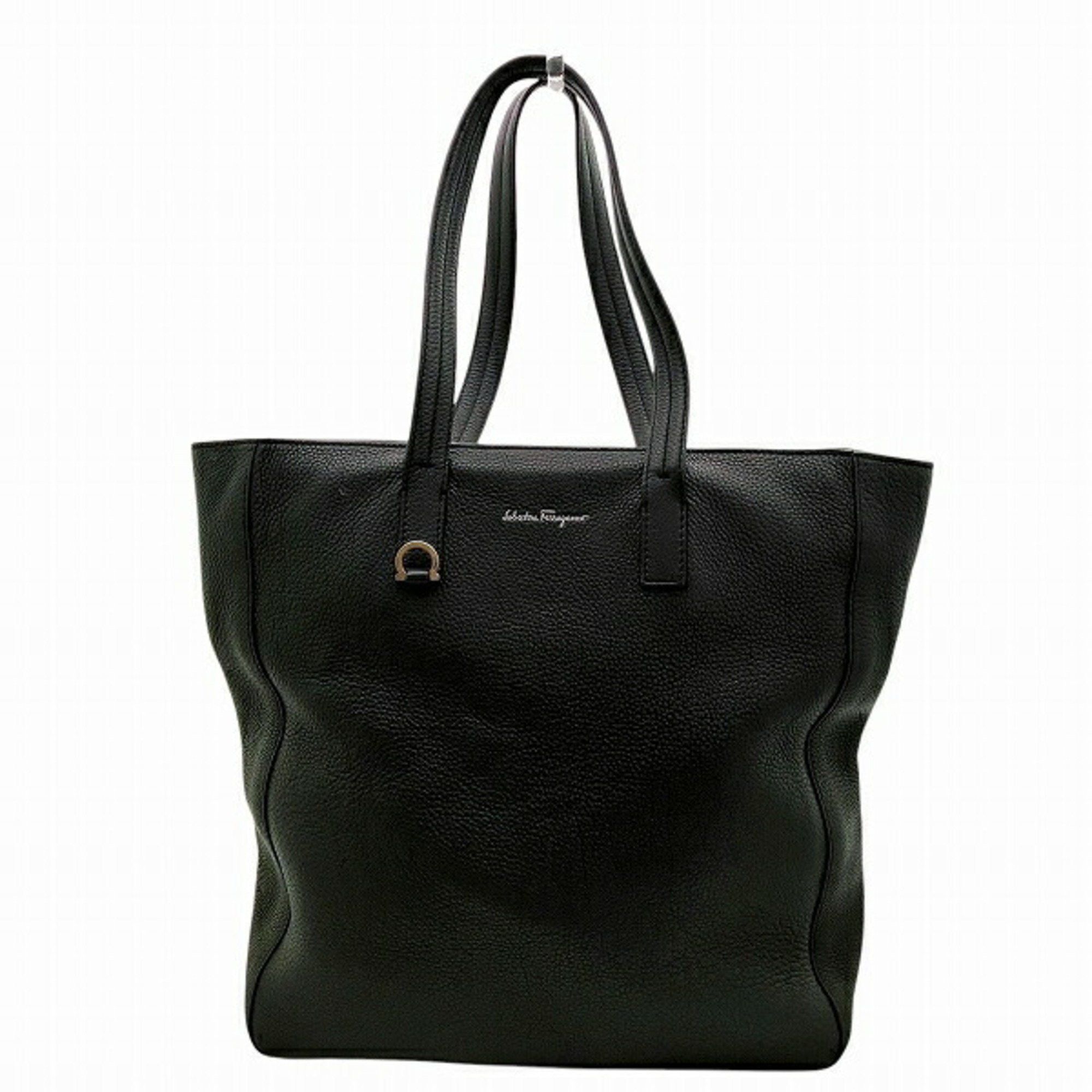 Salvatore Ferragamo Ferragamo Gancini 240474 Bag Tote Shoulder Women's in Black