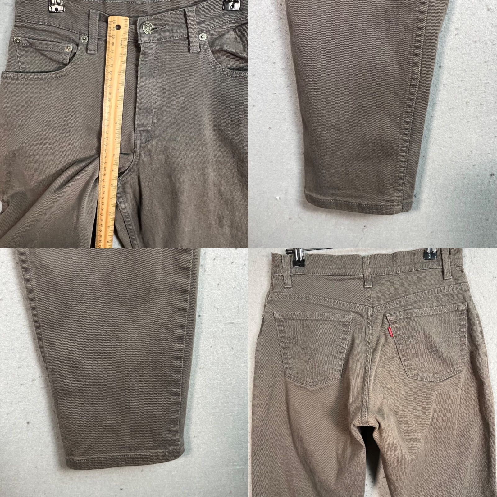 Levi's VINTAGE Levis 550 Jeans Womens Size 6 Relaxed Fit Tapered Leg Brown Cotton Blend Casual Size 28" / US 6 / IT 42 - 8 Thumbnail
