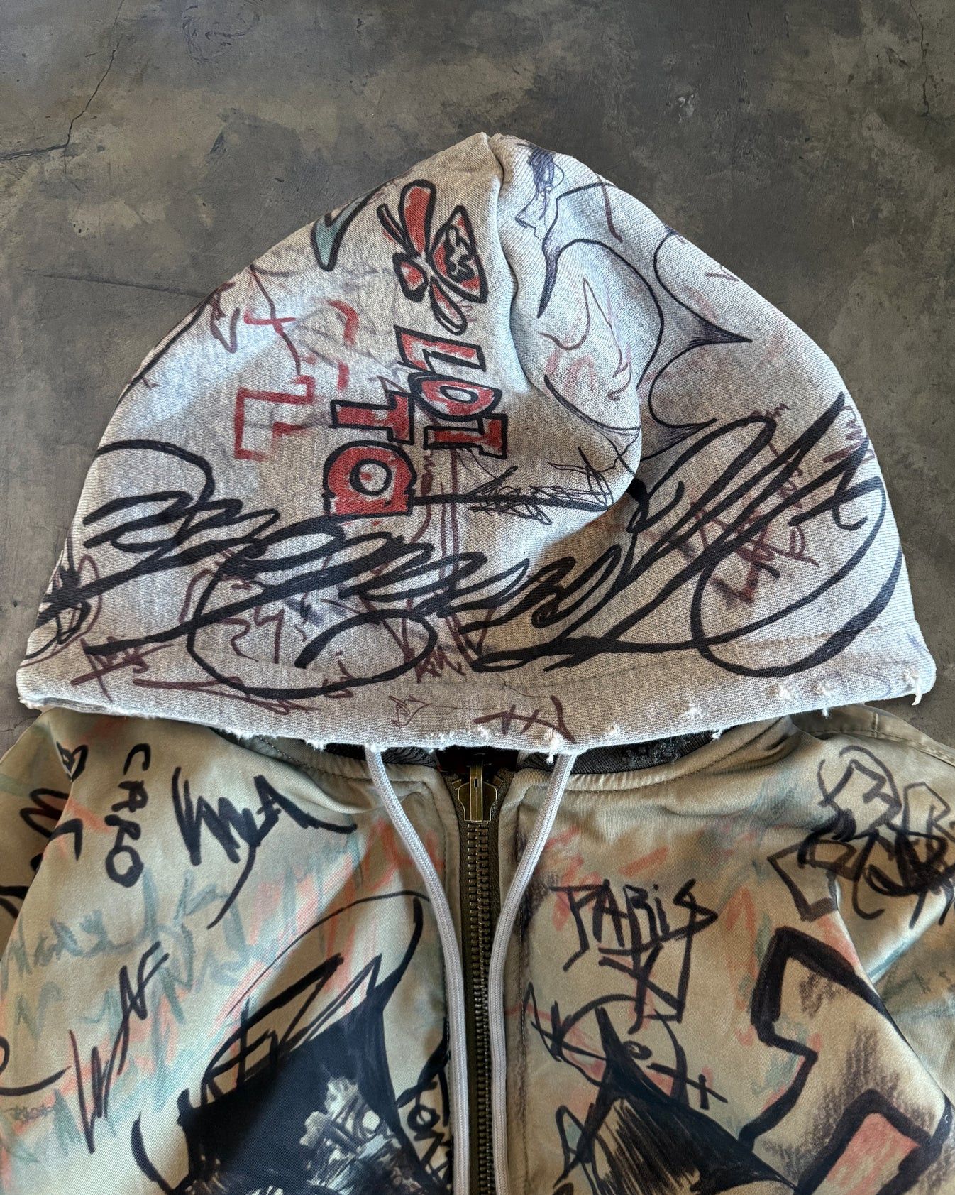 Mowalola MOWALOLA GRAFFITI REVERSIBLE BOMBER M Size US M / EU 48-50 / 2 - 2 Thumbnail