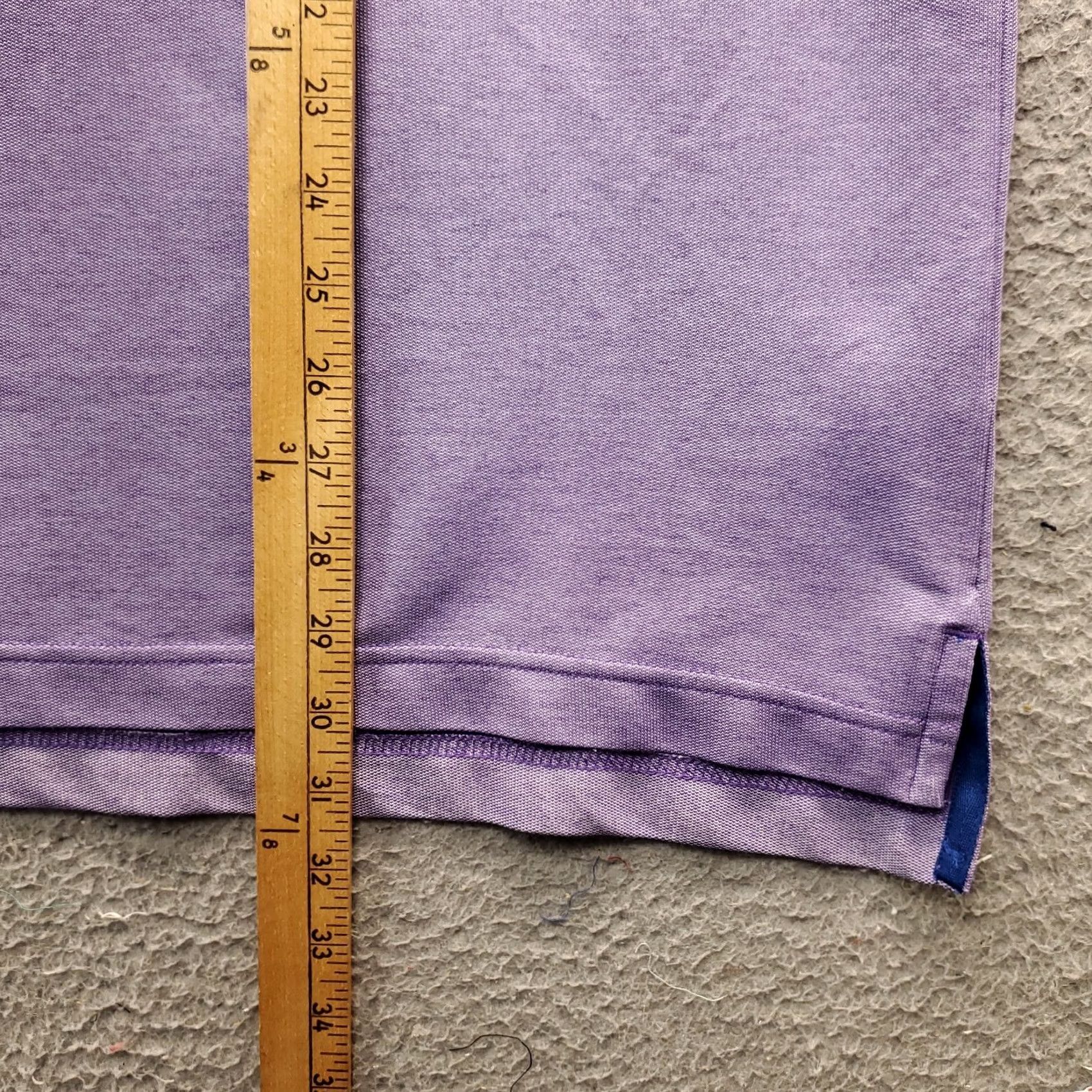 Izod IZOD Polo Shirt Mens Large Purple Advantage Performance Collared Breathable Stretch Shirt Size US L / EU 52-54 / 3 - 6 Thumbnail