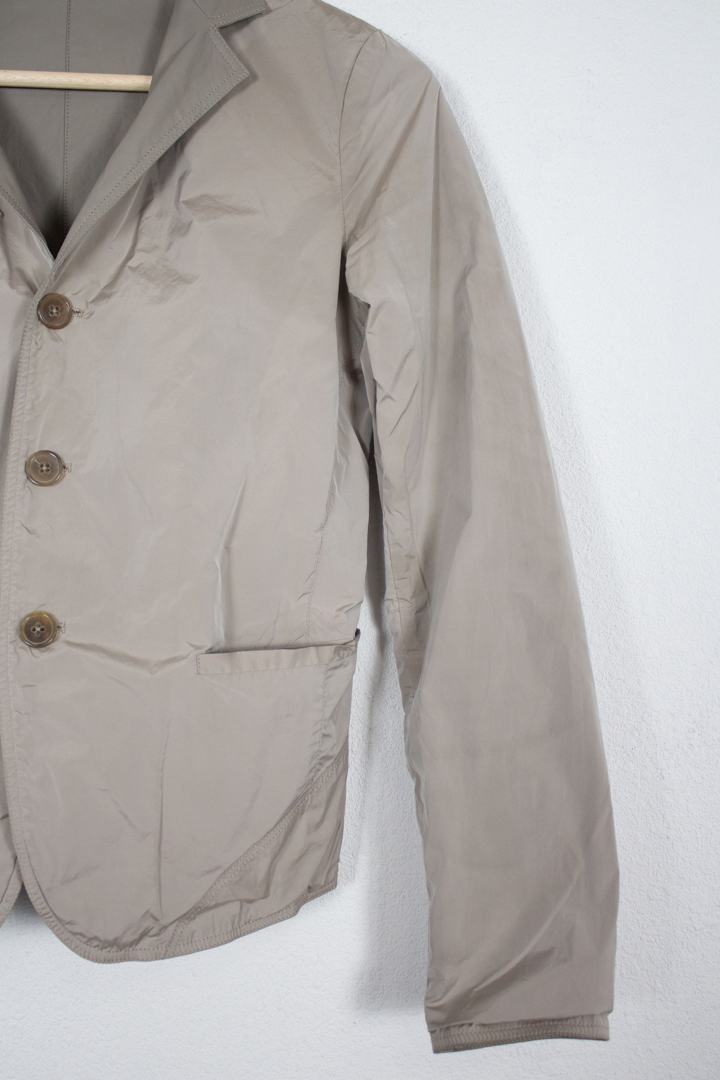 Jil Sander Jil Sander Reversible Leather-Nylon Blazer Jacket Y2K Size XXS / US 00 / IT 34 - 8 Thumbnail
