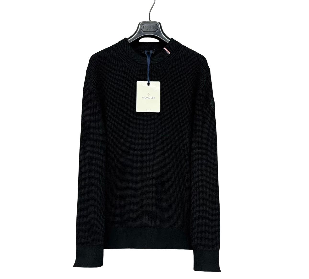 Moncler Moncler Waffle Knit Sweater Size L Size US L / EU 52-54 / 3 - 1 Thumbnail