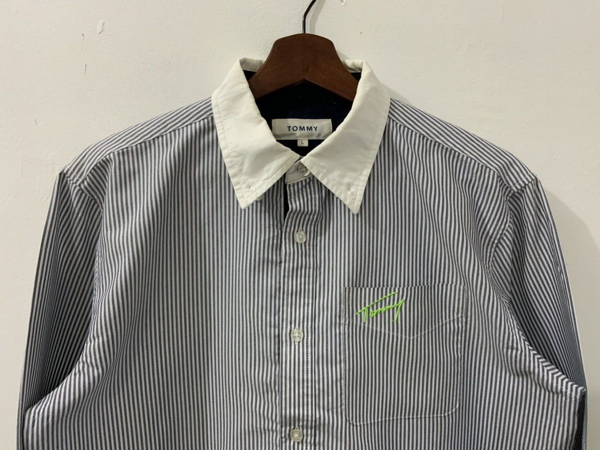 Japanese Brand Tommy Striped Long Sleeve Button Ups Size US L / EU 52-54 / 3 - 3 Thumbnail