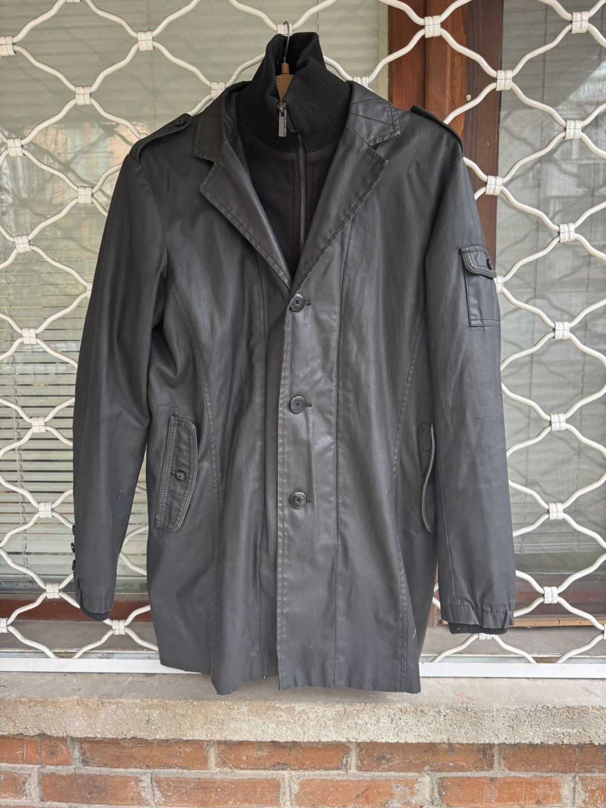 Jack & Jones Jack & Jones Layered Jacket with Hoodie Effect – Size M Size US M / EU 48-50 / 2 - 2 Thumbnail