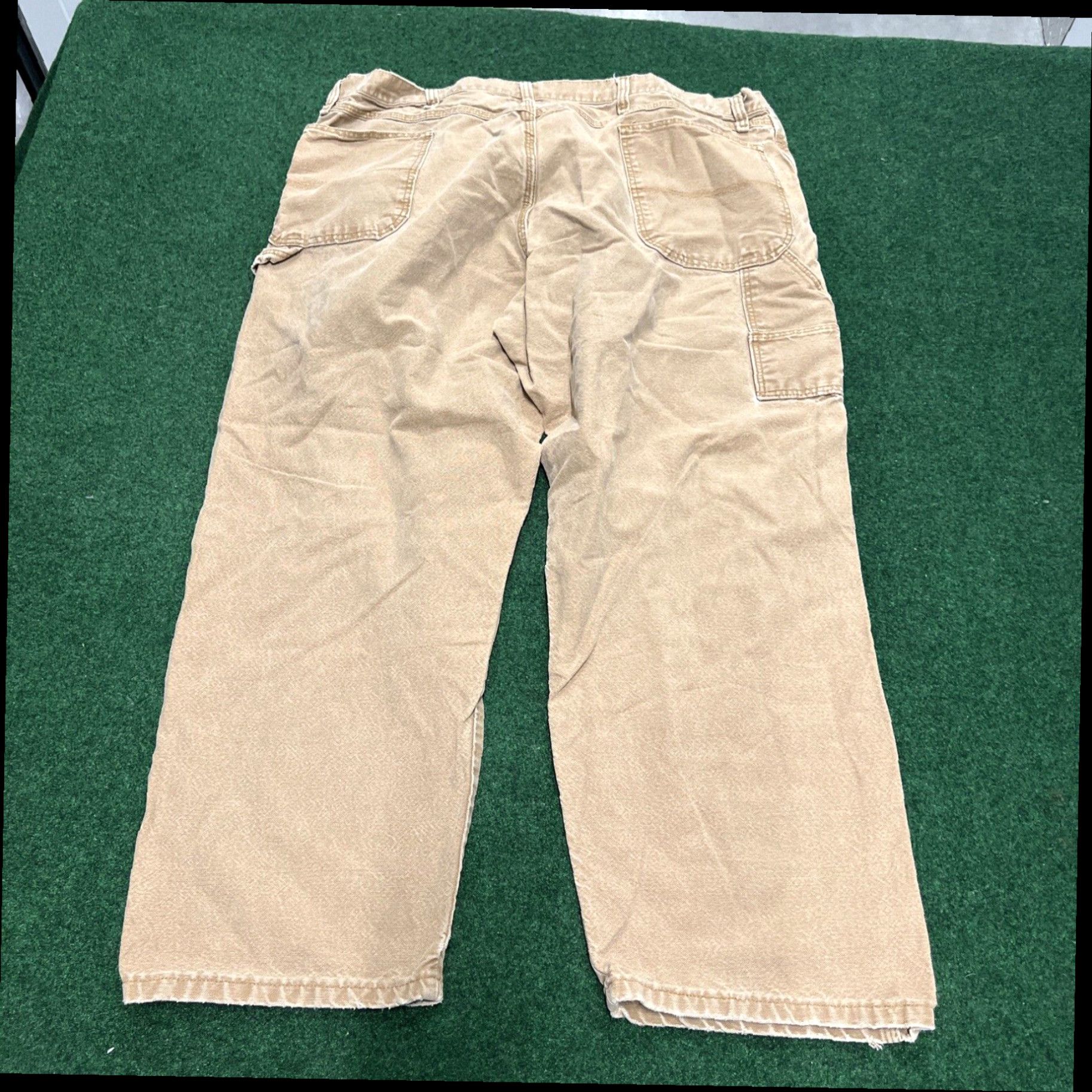 Vintage VTG RUSTLER western Jeans made In USA straight Leg Regular Fit 42x30 Khaki Size US 36 / EU 52 - 1 Thumbnail