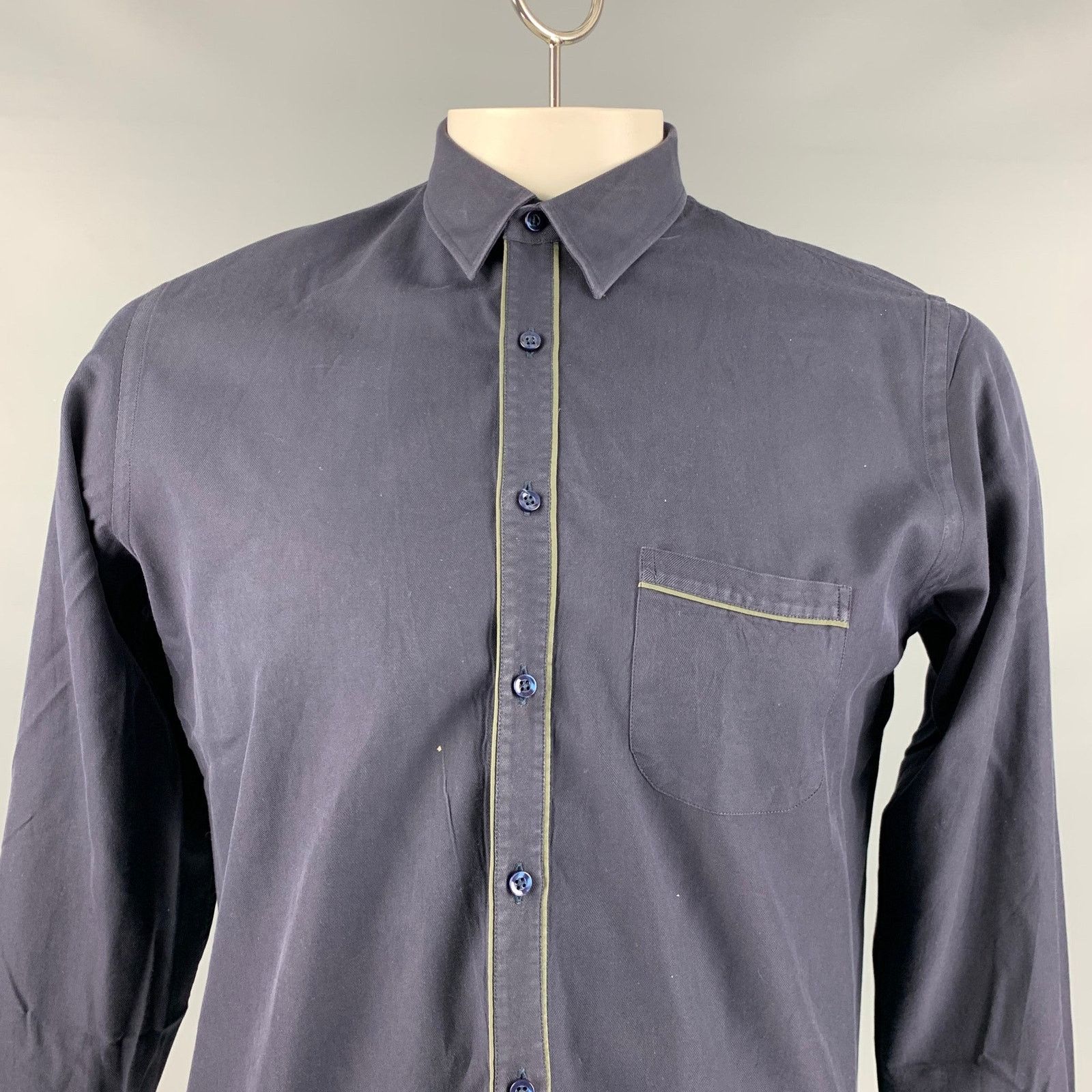 Other L.Y ADAMS x THOMAS MASON Contrast Trim Cotton Long Sleeve Size US L / EU 52-54 / 3 - 2 Thumbnail