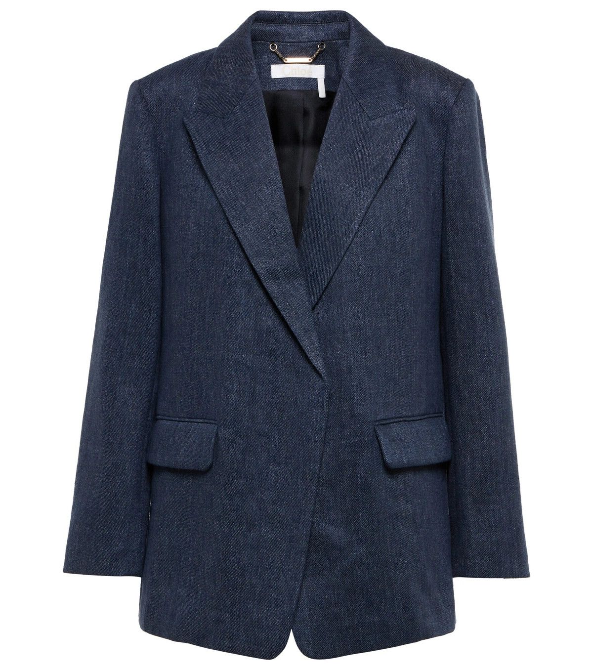 Chloe o1y0825 Blazer in Navy Blue Size S / US 4 / IT 40 - 1 Thumbnail
