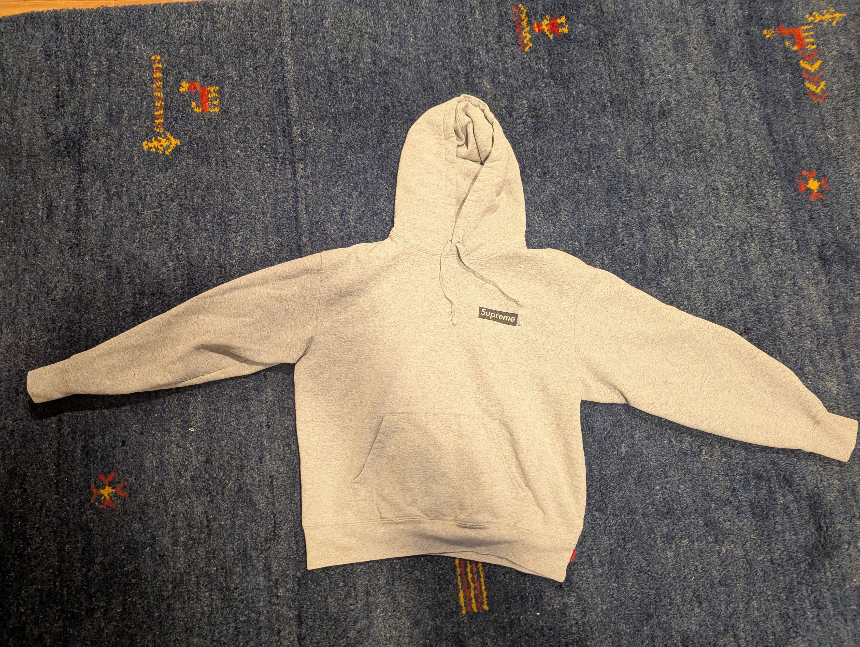 Supreme Supreme President Hooded Sweatshirt (FW25) - Washed Navy Size US M / EU 48-50 / 2 - 1 Thumbnail