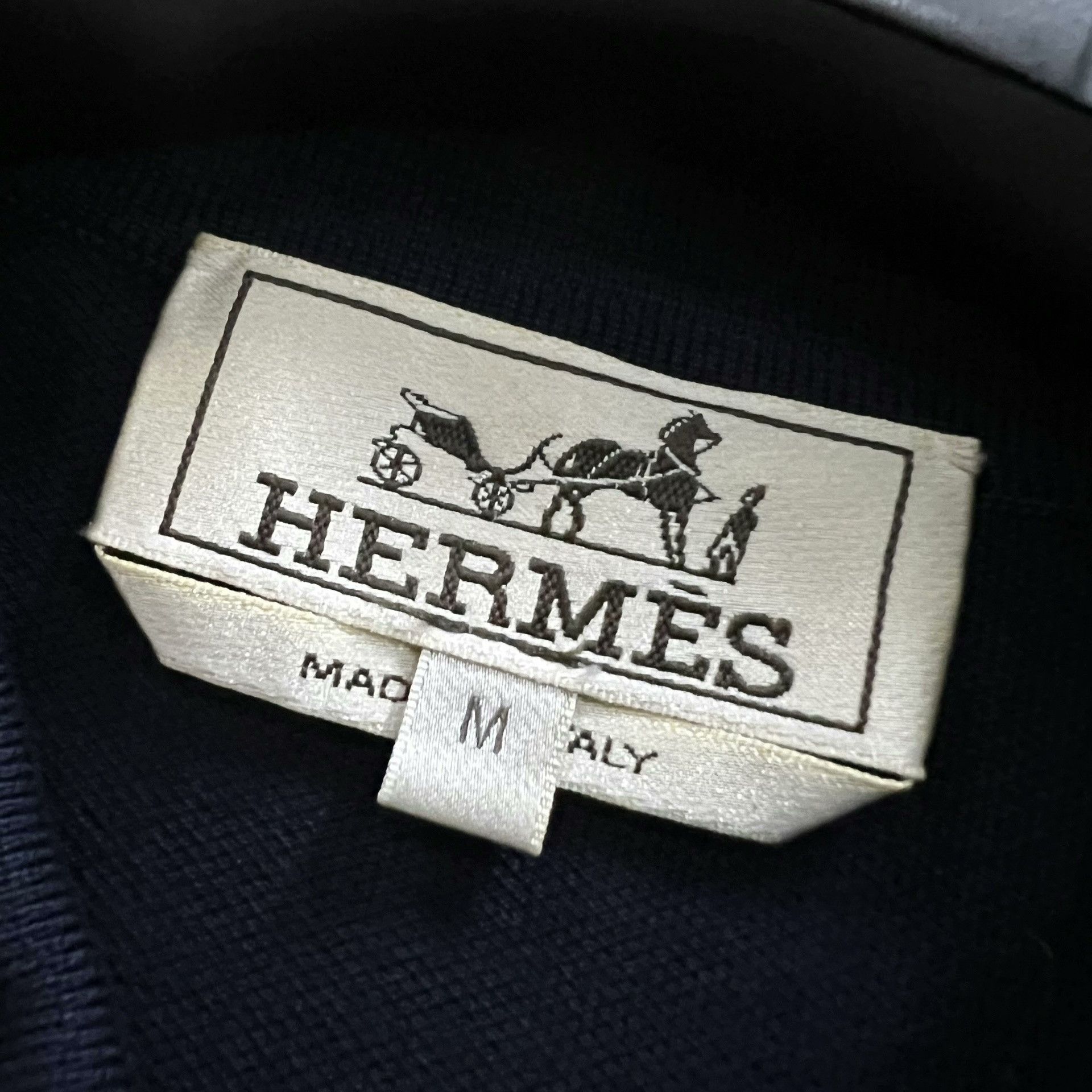 Hermes Hermès Collar Stripe Polo Shirt Size US M / EU 48-50 / 2 - 3 Thumbnail