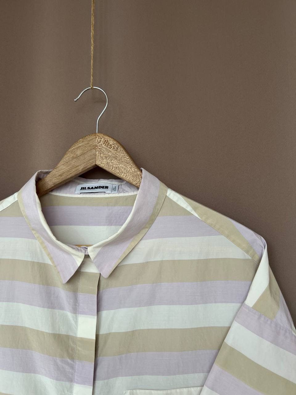 Jil Sander Jil Sander Striped Button Up Shirt Mens Size XL Collared Size US XL / EU 56 / 4 - 6 Thumbnail