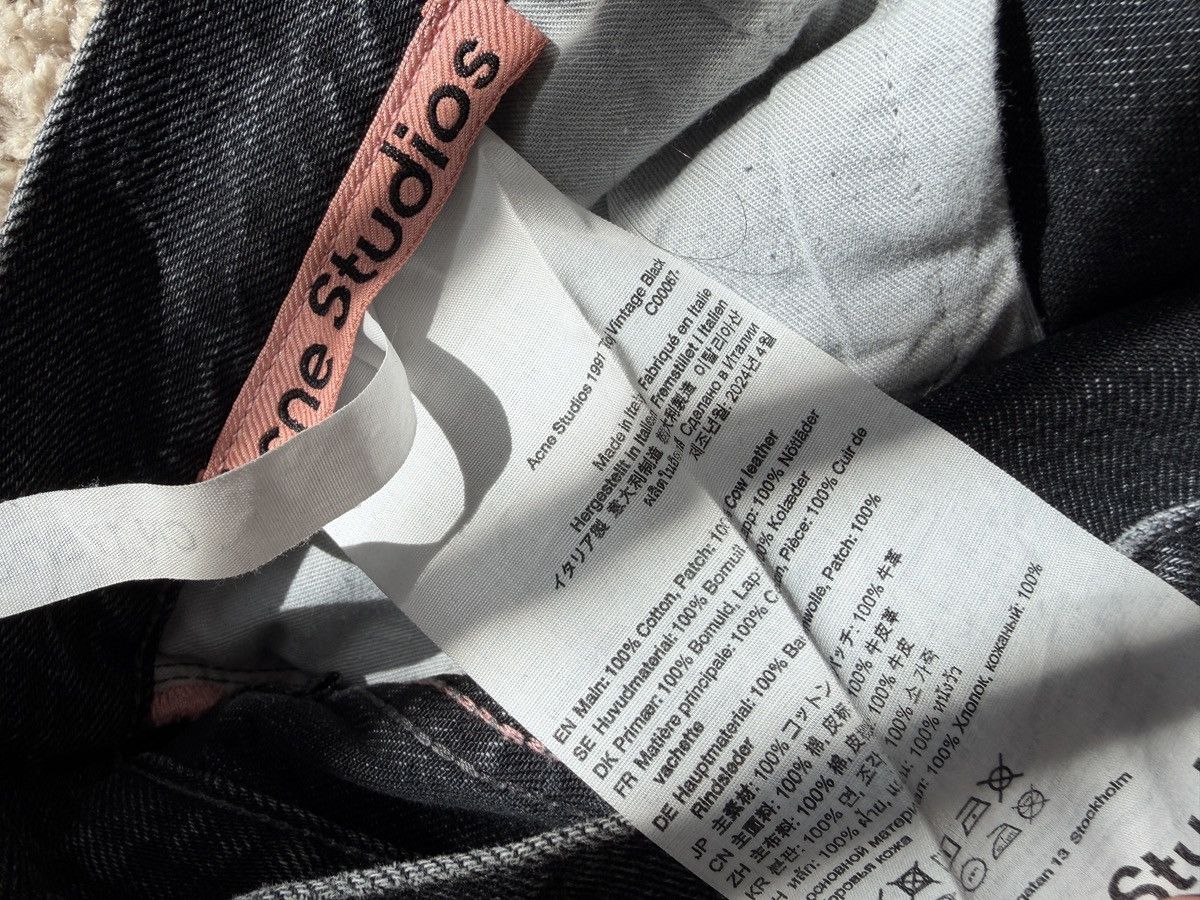 Acne Studios Acne Studios 1991 Toj Vintage Black Jeans // 28x30 Size US 28 / EU 44 - 6 Thumbnail
