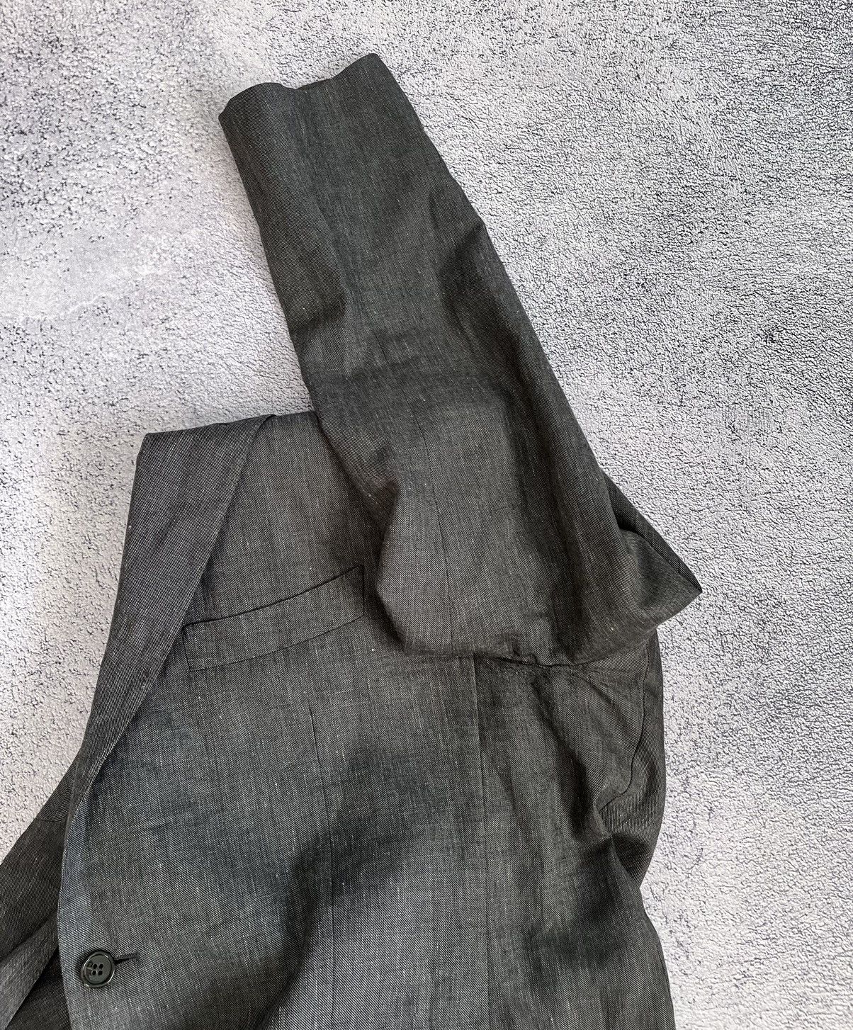 Suitsupply Suitsupply Mens Jacket Blazer Wool Linen Gray Size UK 46 L Size 46L - 12 Thumbnail