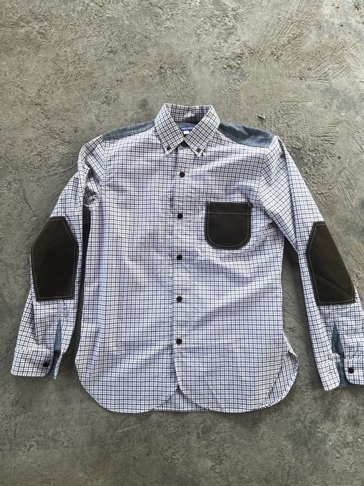 Junya watanabe discount patterned shirt grailed