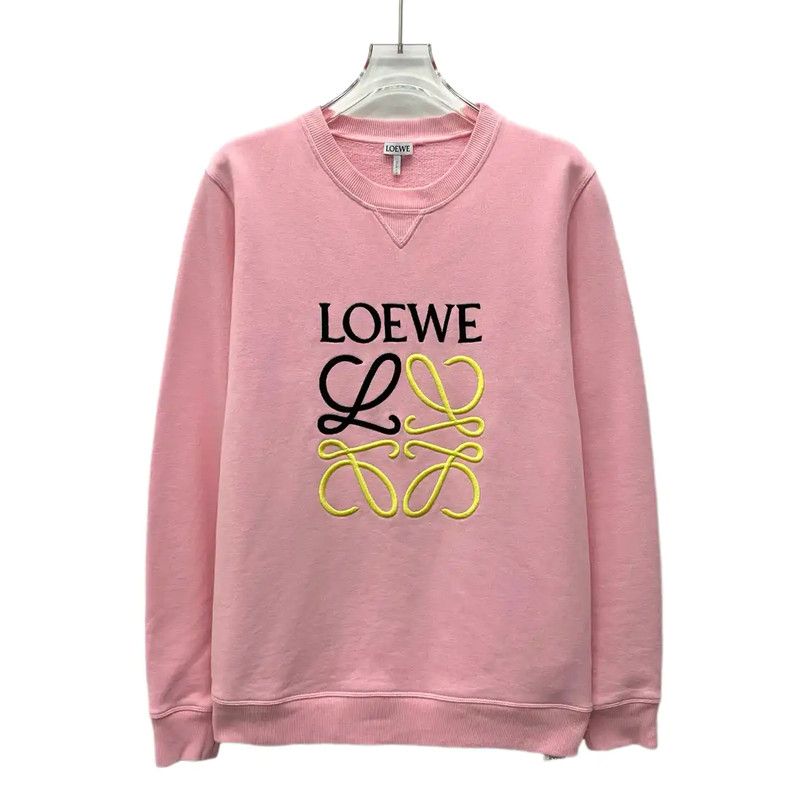 Loewe Loewe Pink Cotton Women's Sweatshirt 0089 Size S / US 4 / IT 40 - 1 Thumbnail