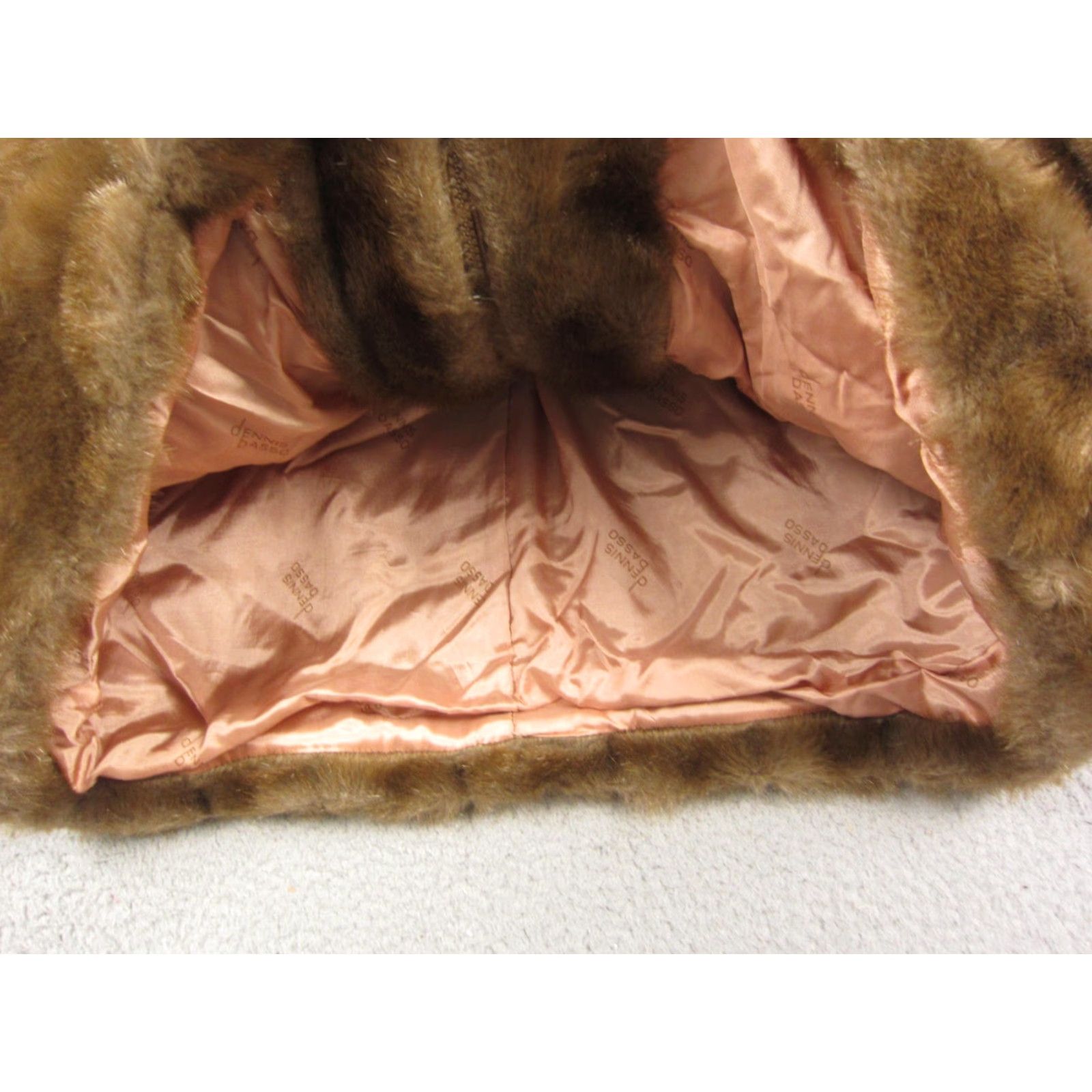 Vintage VINTAGE Dennis Basso Fur Coat Jacket Womens 1X Plus Brown Full Zip Winter 70s Size XL / US 12-14 / IT 48-50 - 5 Thumbnail
