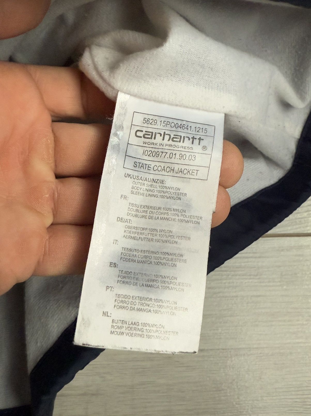 Carhartt × Vintage Vintage Carhartt nylons couch jacket Size US M / EU 48-50 / 2 - 5 Thumbnail