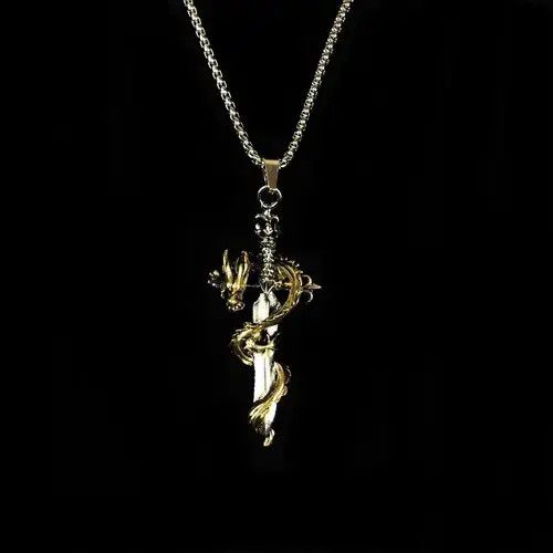 Jewelry Miyauchi x Endo Dragon Sword Necklace Punk Chain Size ONE SIZE - 7 Thumbnail