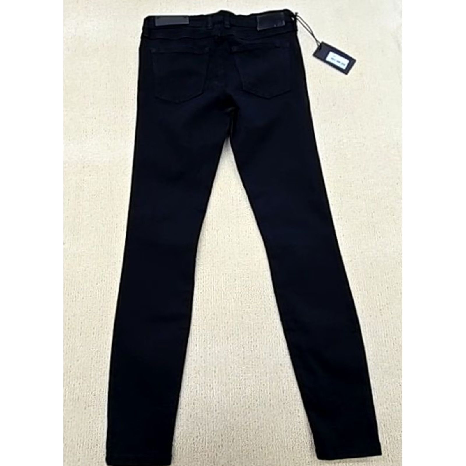 Diesel Black Gold Diesel Black Gold TYPE-16C Black Super Skinny Cropped Jeans Unisex Size US 27 - 3 Thumbnail