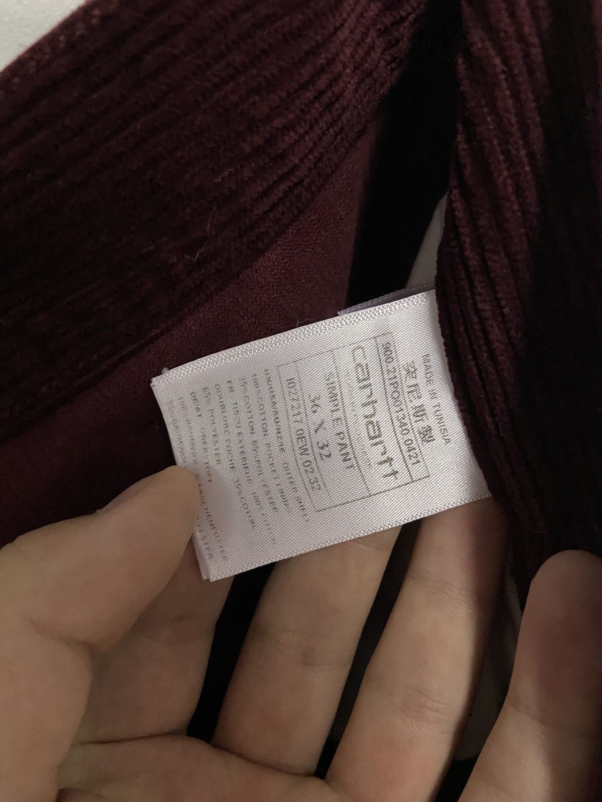 Carhartt Wip × Vintage Carhartt simple pants corduroy logo vintage Size US 36 / EU 52 - 6 Thumbnail