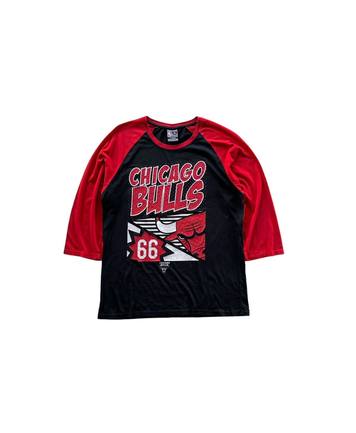NBA NBA Chicago Bulls 3Quarter Sleeve T Shirt Size US L / EU 52-54 / 3 - 4 Thumbnail