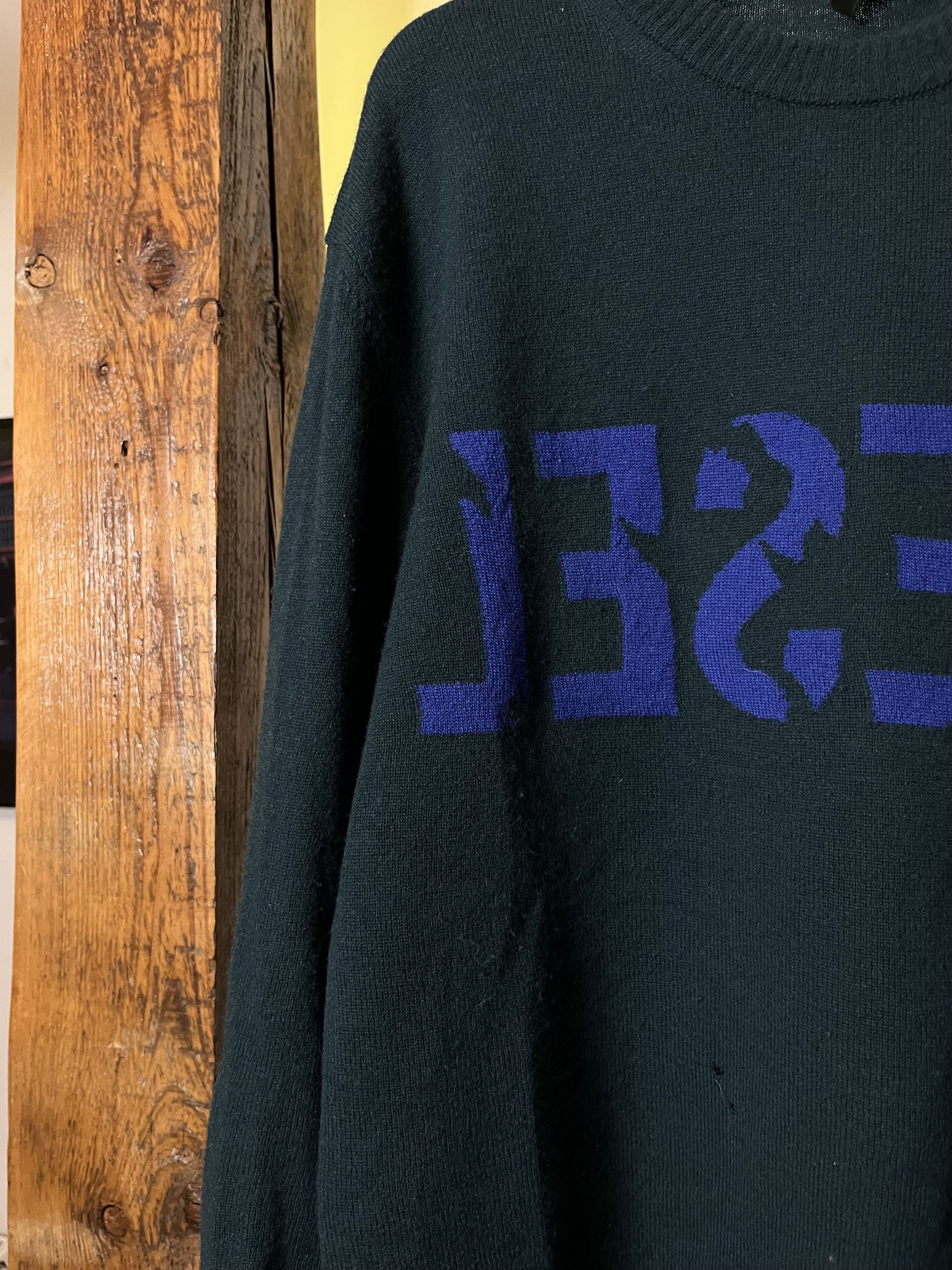 Diesel Diesel Cashmere & Wool Flipped Logo Light Knitwear Size US L / EU 52-54 / 3 - 3 Thumbnail