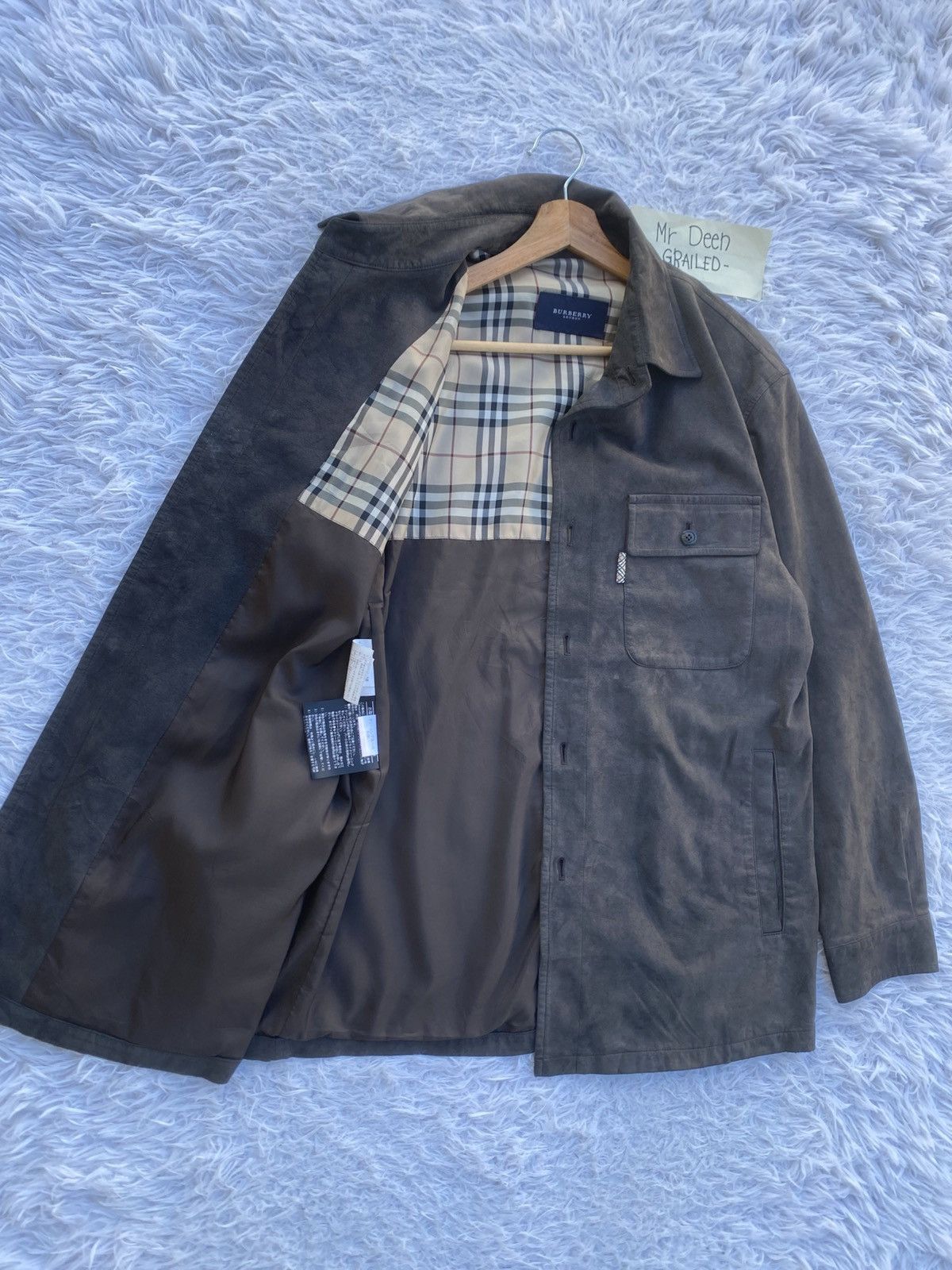 Burberry Rare Vintage Burberry Leather Jacket Size US L / EU 52-54 / 3 - 6 Thumbnail