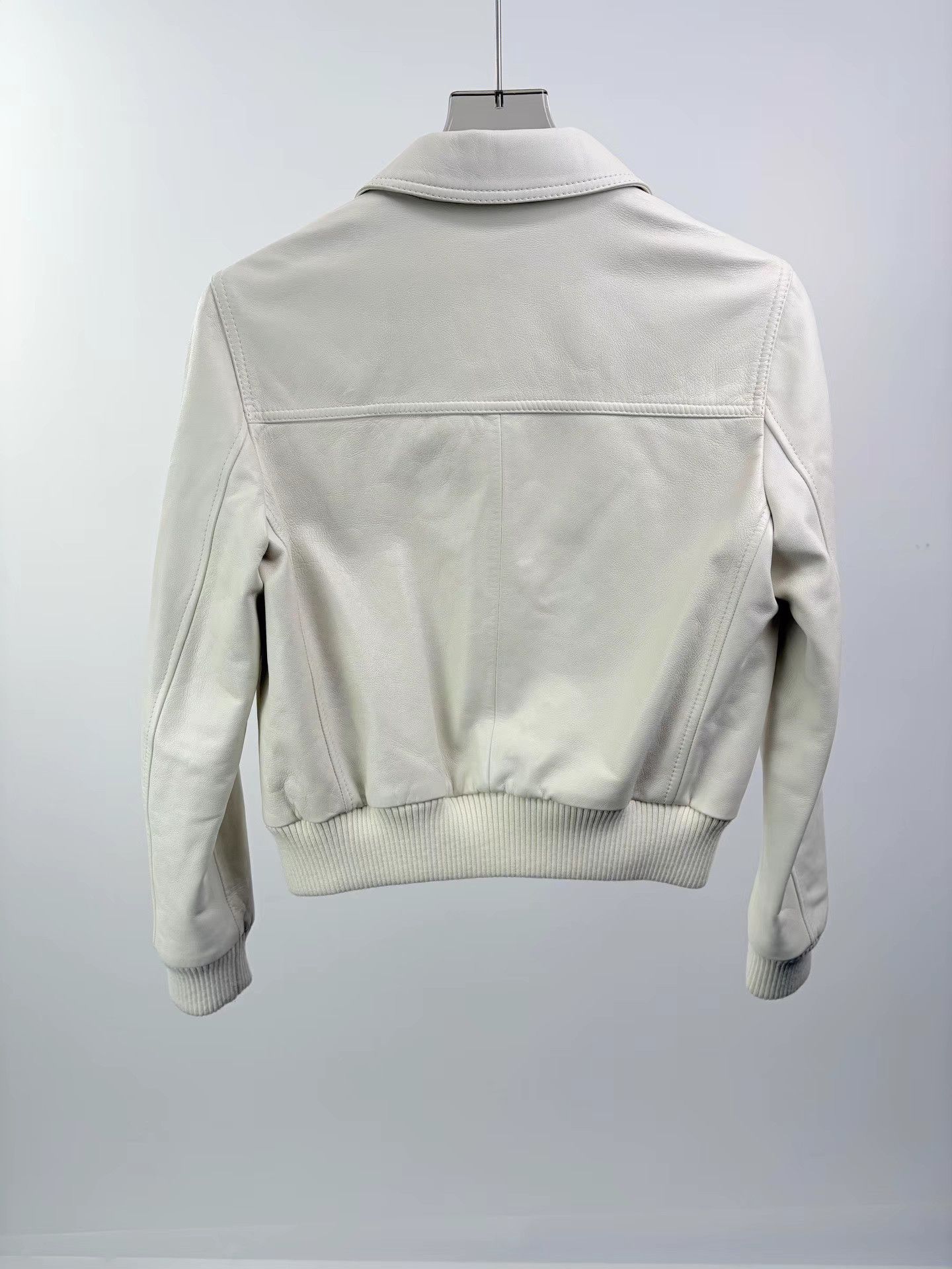 Celine CELINE Triomphe Leather Jacket Size US S / EU 44-46 / 1 - 2 Thumbnail