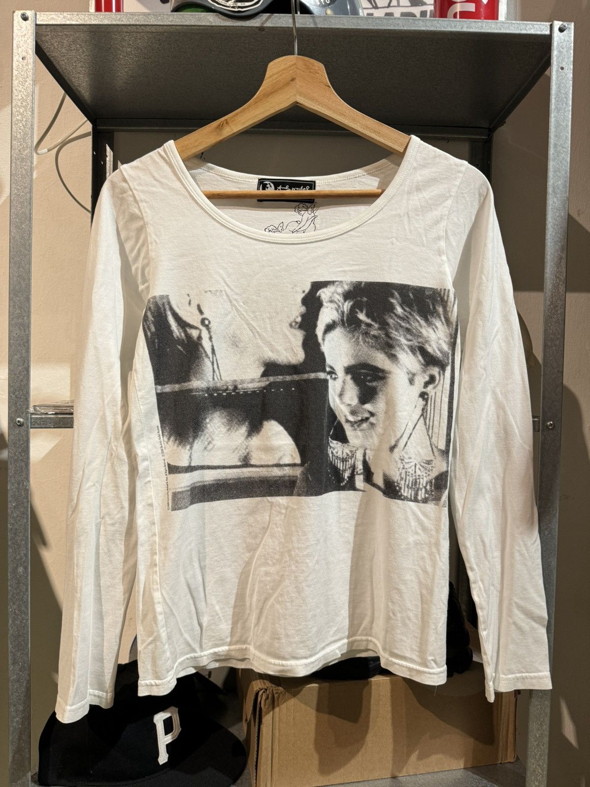 Andy Warhol × Hysteric Glamour Hysteric Glamour X Andy Warhol 2008 Edie SedgWick Longsleeve Size XS / US 0-2 / IT 36-38 - 1 Thumbnail