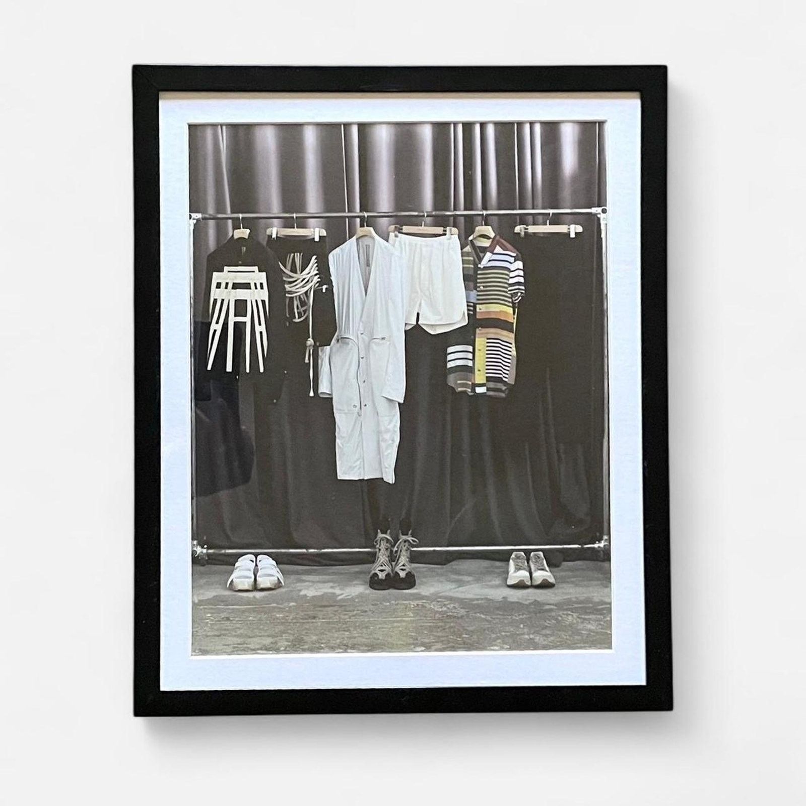 Rick Owens × Rick Owens Drkshdw × Vintage Rick Owens wardrobe Archive framed poster Archive 9x11 Size ONE SIZE - 1 Thumbnail