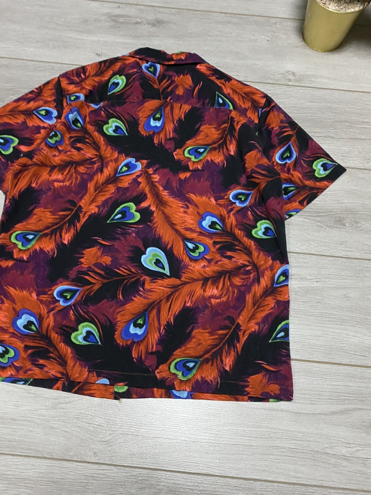 Stussy Stussy Peacock’s tail floral all over stitched shirt Hawaii Size US S / EU 44-46 / 1 - 12 Thumbnail