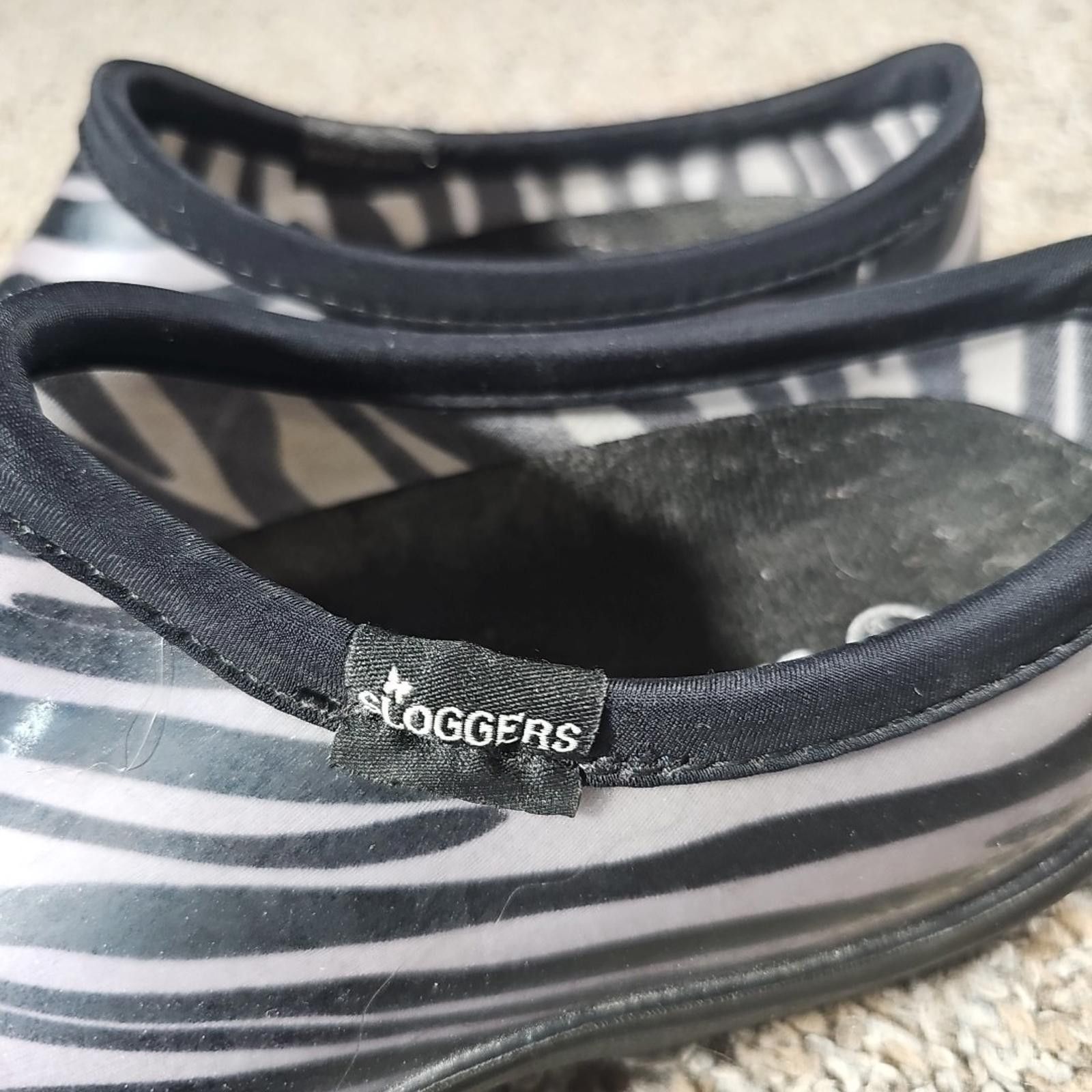 Louisville Slugger Sloggers Zebra Striped Made In USA Sz 9 Slip On Shoes Size US 9 / IT 39 - 3 Thumbnail