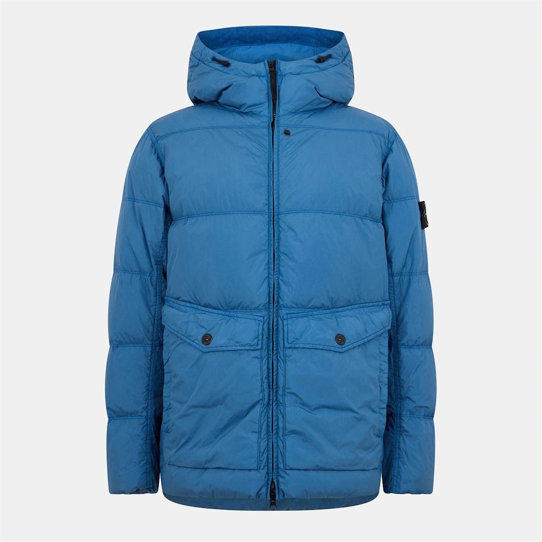 Stone Island o1g2r1mq0526 Crinkle Water Resistant Windproof Down Parka Size US M / EU 48-50 / 2 - 1 Thumbnail