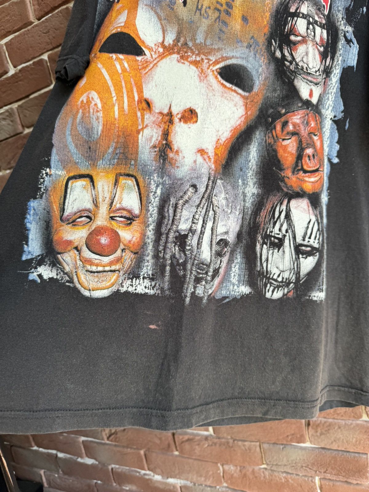 Band Tees 00s Slipknot IOWA Mask Nu Metal Band Tshirt Rare Grail XL Size US XL / EU 56 / 4 - 6 Thumbnail