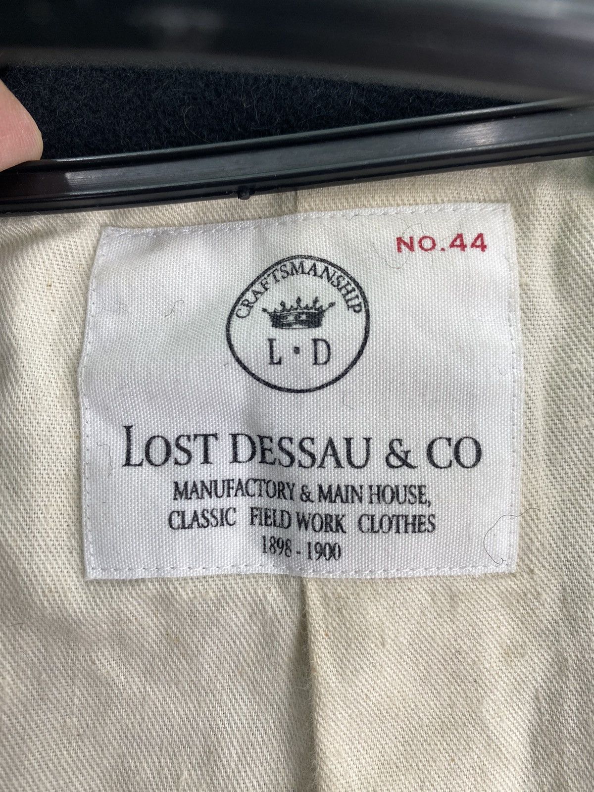 Japanese Brand × Vintage Rare Lost Dessau & Co japan wool coat jacket Size US M / EU 48-50 / 2 - 5 Thumbnail