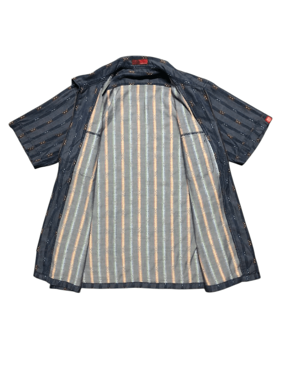 291295=Homme Vintage 291295=Homme Native Zipper Shirt Short Sleeve Size US M / EU 48-50 / 2 - 3 Thumbnail