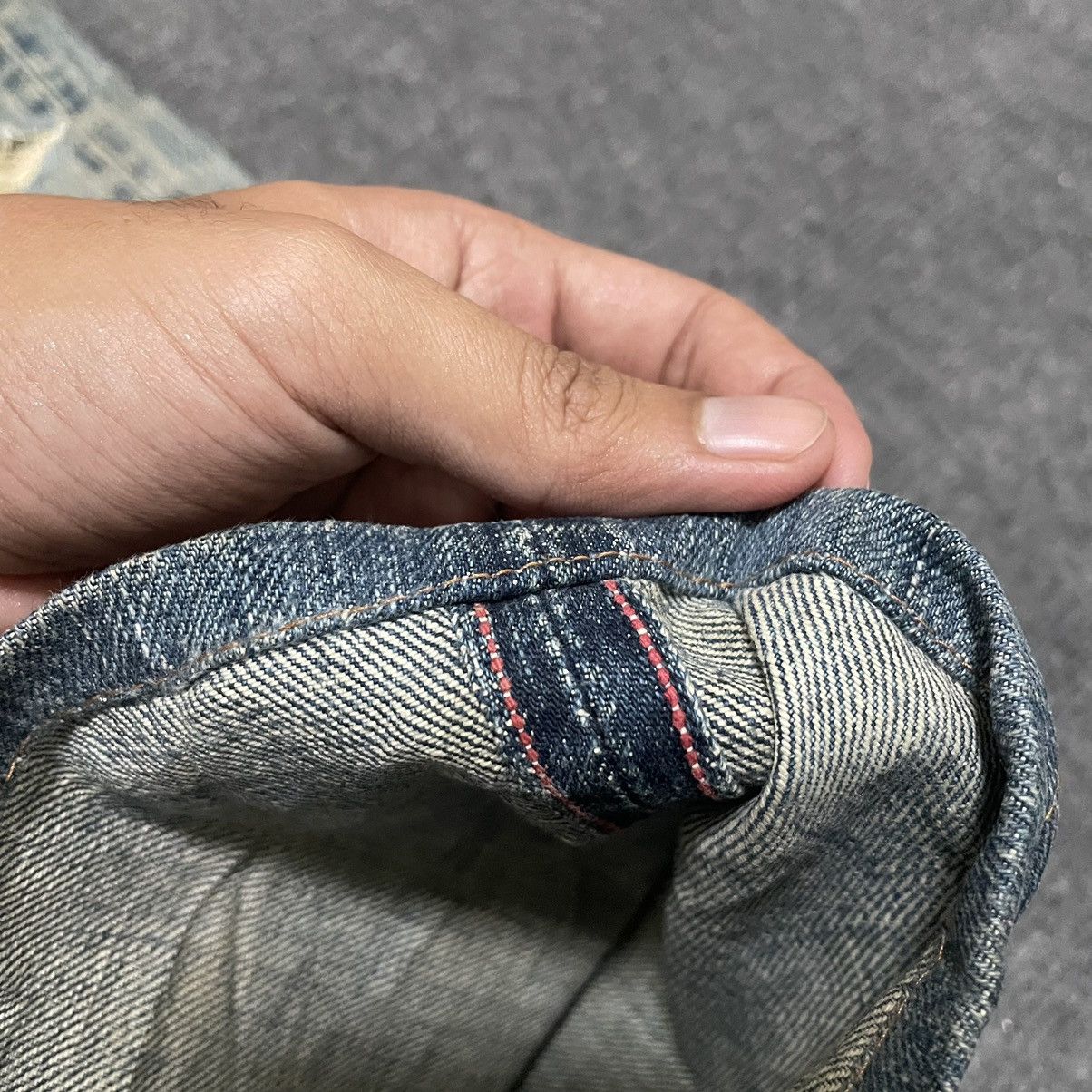 45rpm × Japanese Brand 45 Rpm Selvedge Buttonfly Distressed Jeans Hysterics LGB Size US 30 / EU 46 - 4 Thumbnail