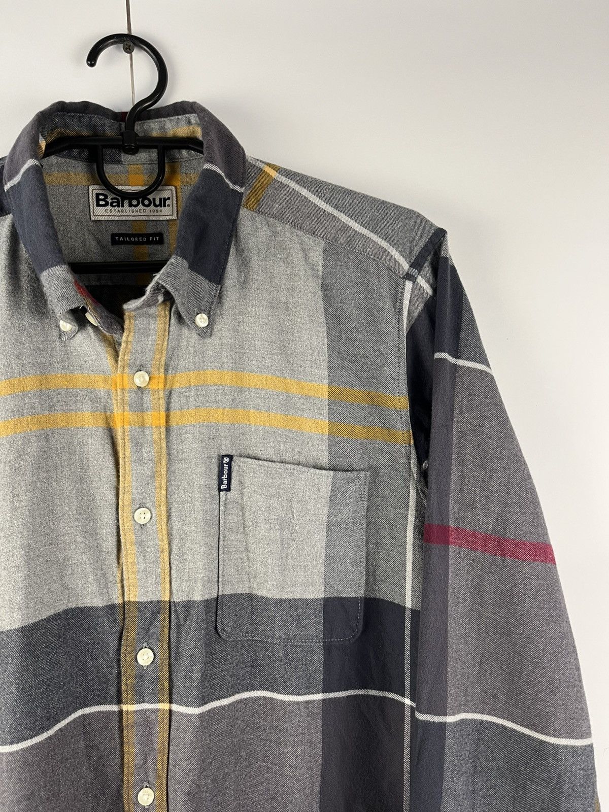 Barbour Barbour Cotton Check Long Sleeve Shirt Button Up Size US M / EU 48-50 / 2 - 3 Thumbnail