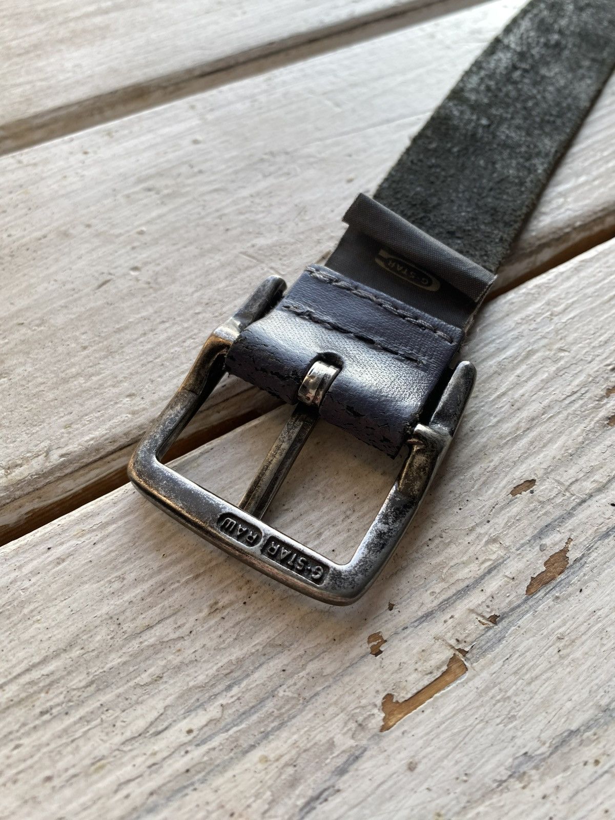 G-Star × Japanese Brand × Vintage Vintage G STAR Japanese Leather Punk Emo Rock Goth Y2K belt Size ONE SIZE - 6 Thumbnail
