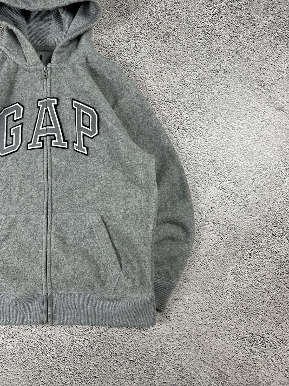 Gap Gap Fleece Full Zip Hoodie Reflective Big Logo Sportwear Size US M / EU 48-50 / 2 - 6 Thumbnail