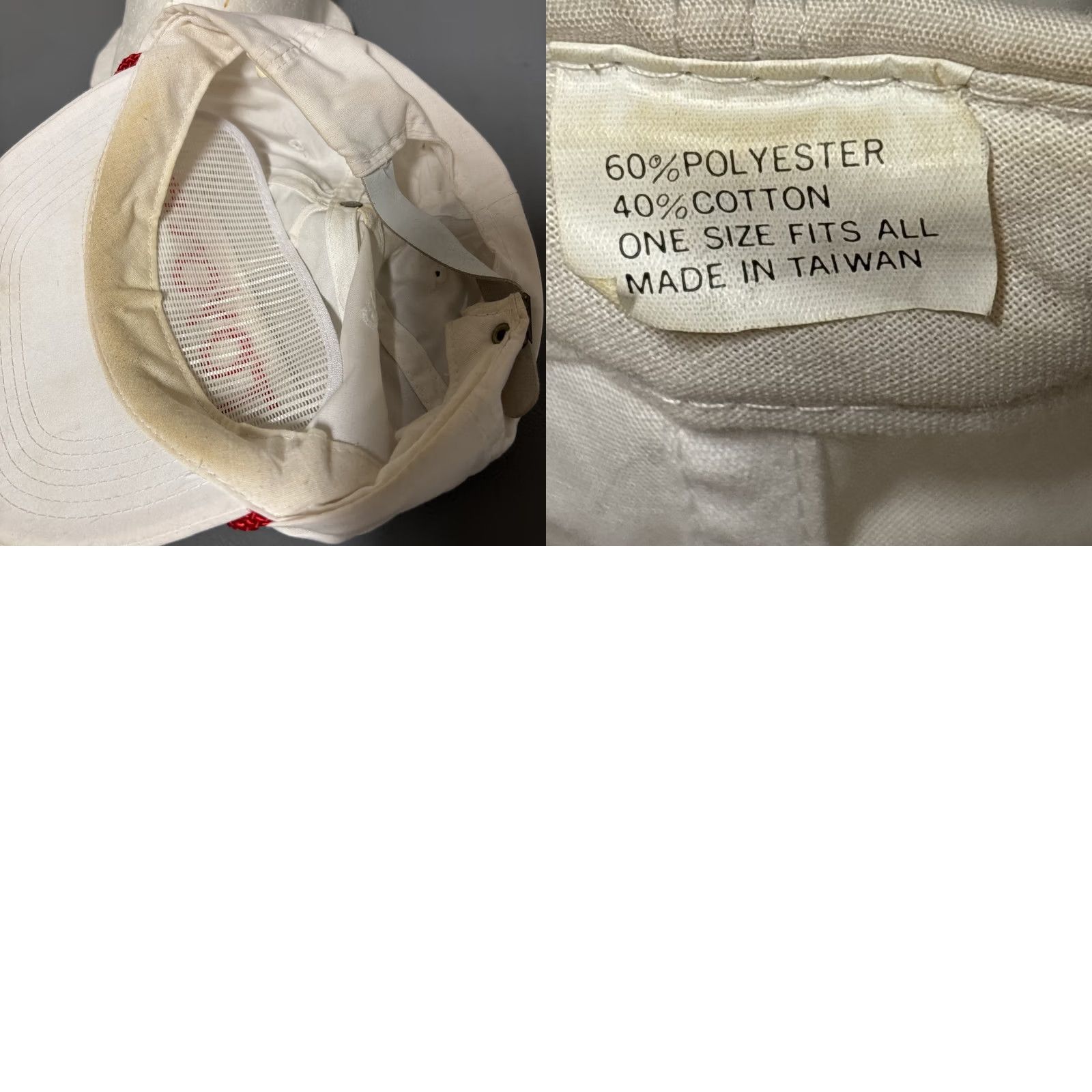 Vintage VINTAGE Toyota Corded Leather Hat White Adjustable Spellout Mens Size ONE SIZE - 8 Thumbnail