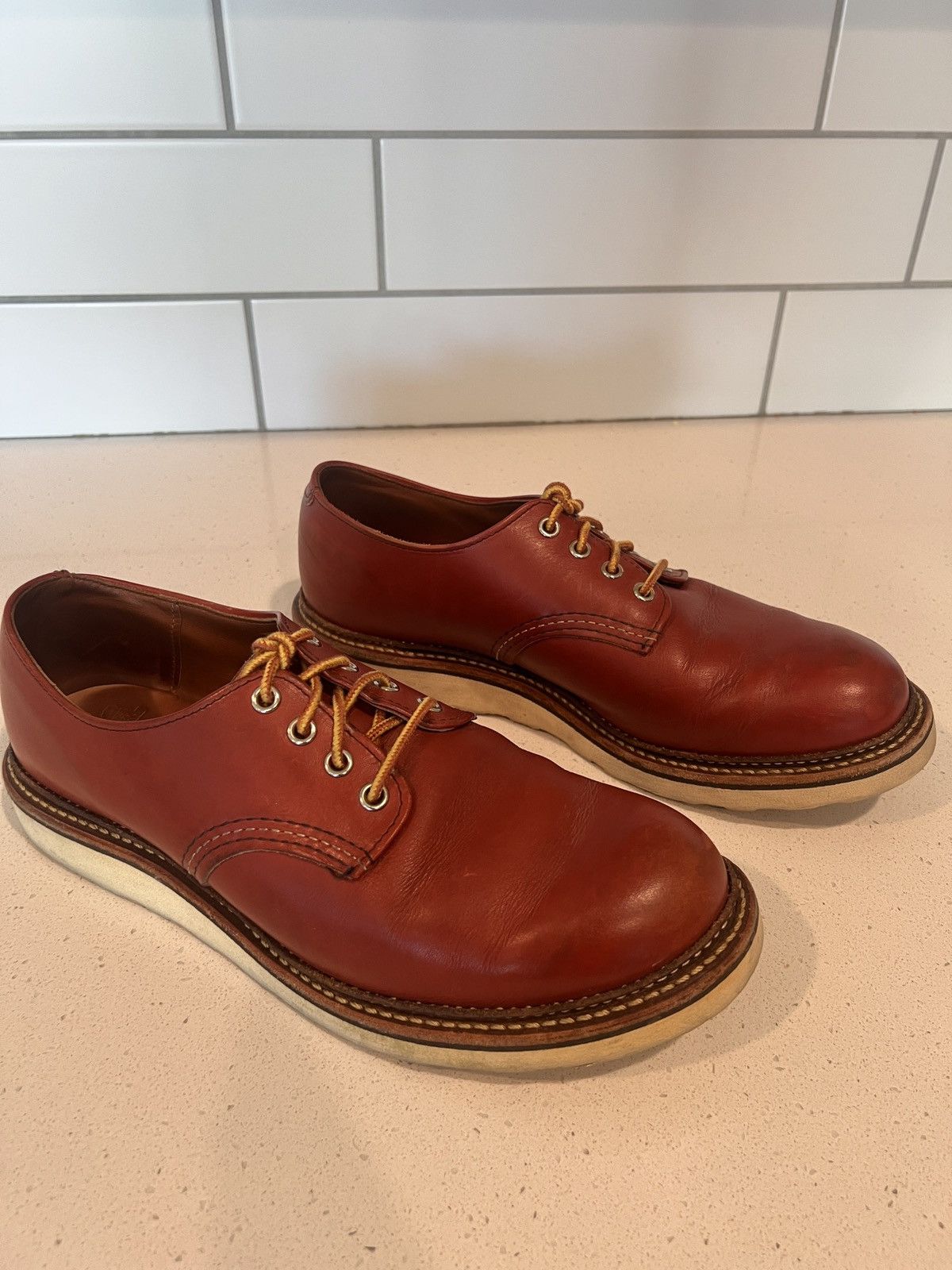 Red Wing Red Wing 8001 Round Toe Oro Russet – Size 10D Size US 10 / EU 43 - 2 Thumbnail