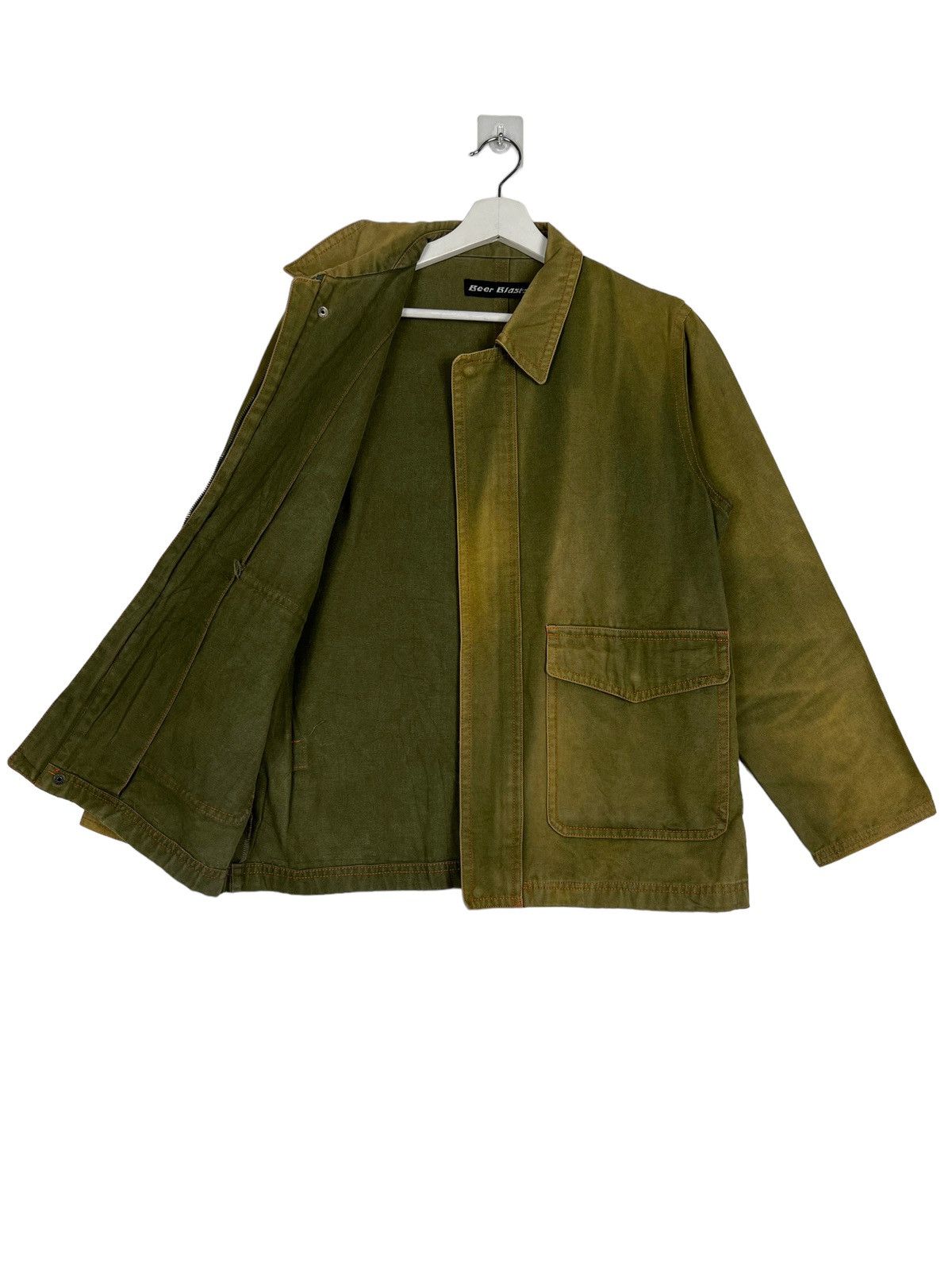 Drink Beer Save Water × Japanese Brand 🔥 BEER BLASRS BROKEN DYED CHORE JACKET Size US L / EU 52-54 / 3 - 11 Thumbnail