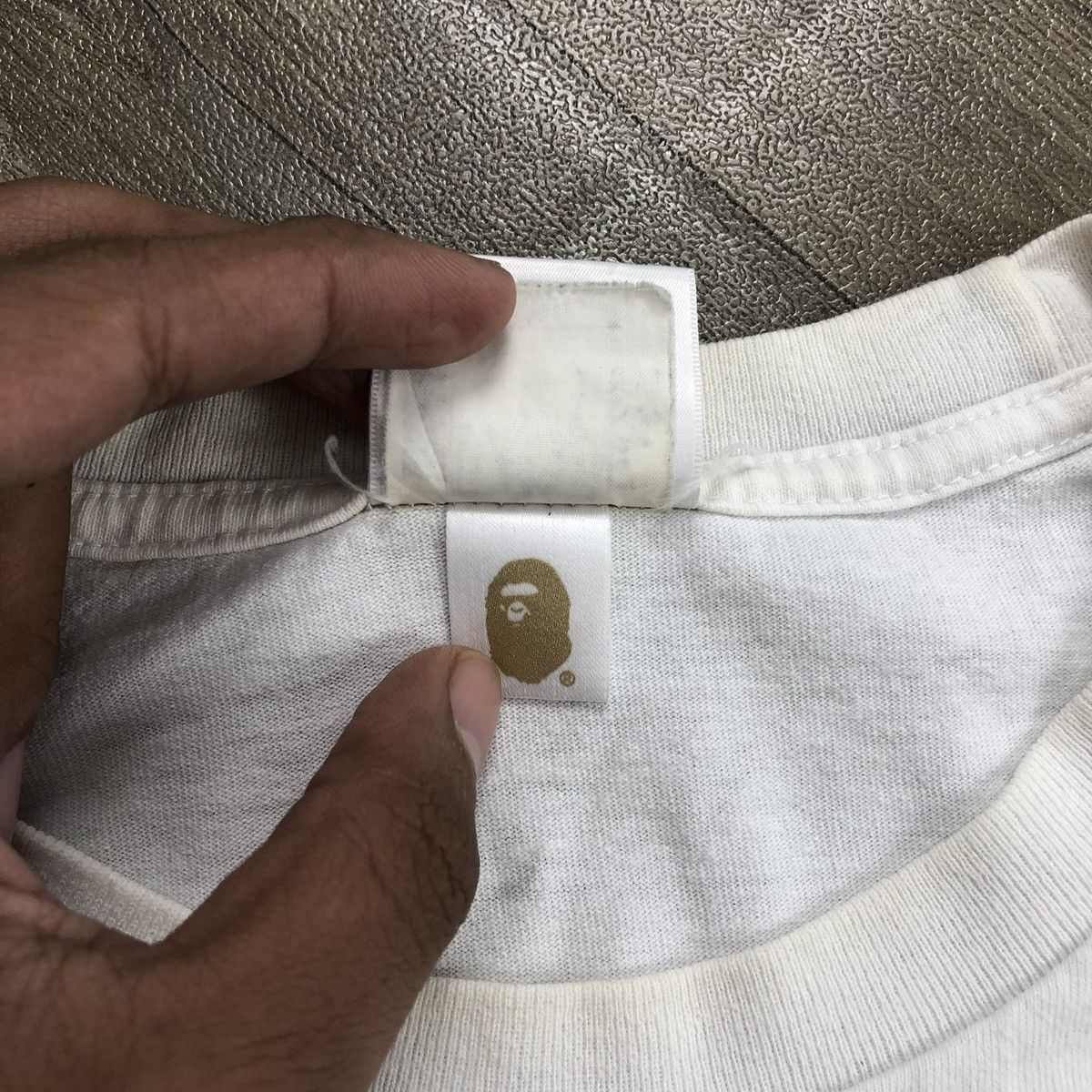 Bape A Bathing Ape Galaxy Head Big Logo Bape White Tee Hypebeast Size US XXL / EU 58 / 5 - 9 Thumbnail