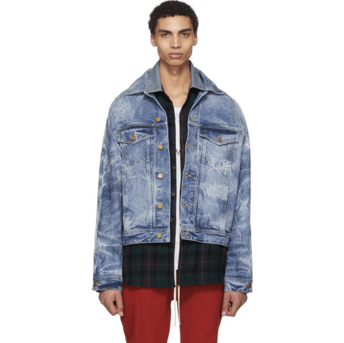 Fear of God HOLY WATER $1300 NEW FIFTH DENIM JACKET FEAR OF GOD